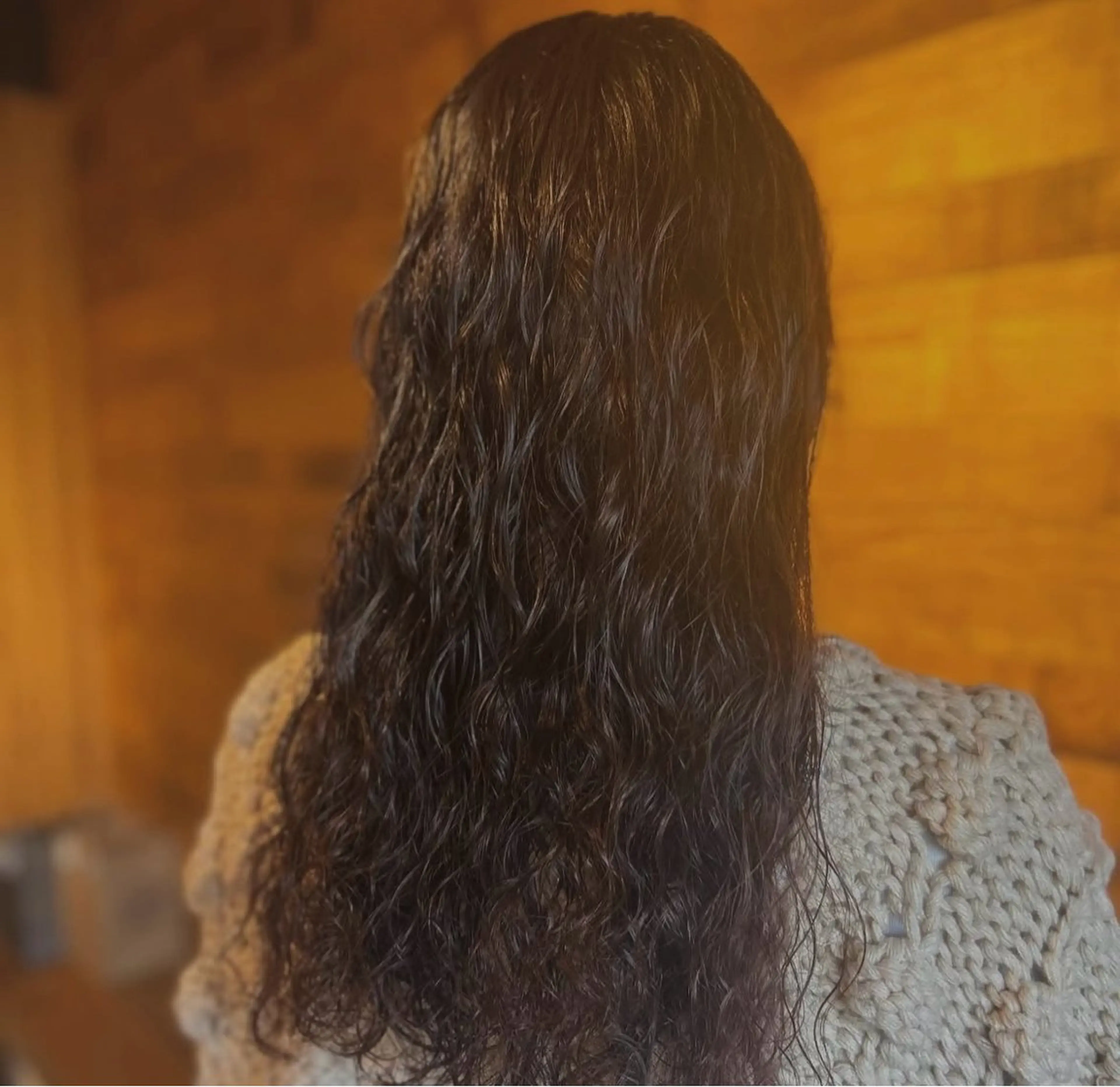 パーマモデル（カット込み）ロング料金ありの写真