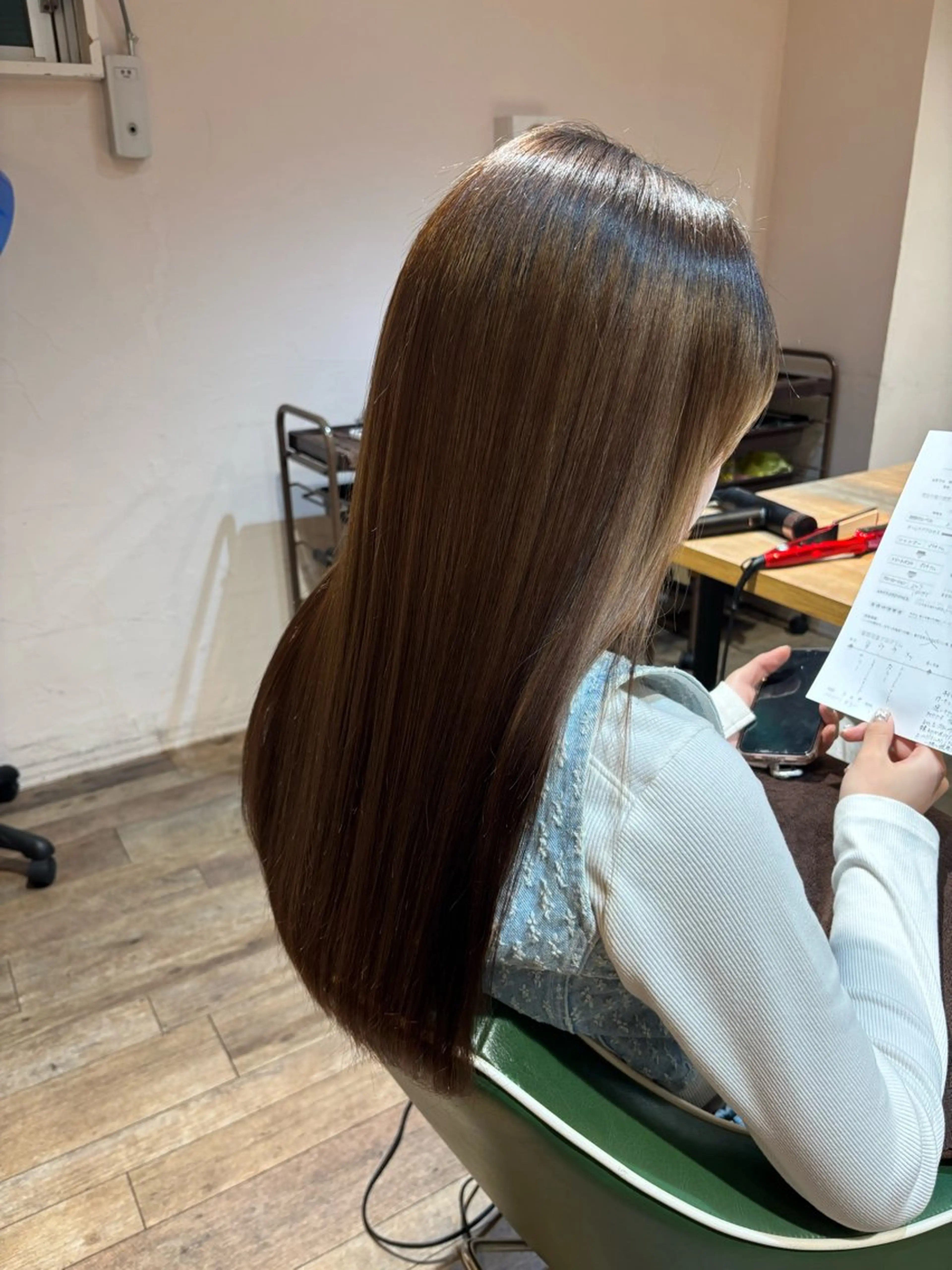 ロング トリートメント 渡邊 陽大のヘアスタイル