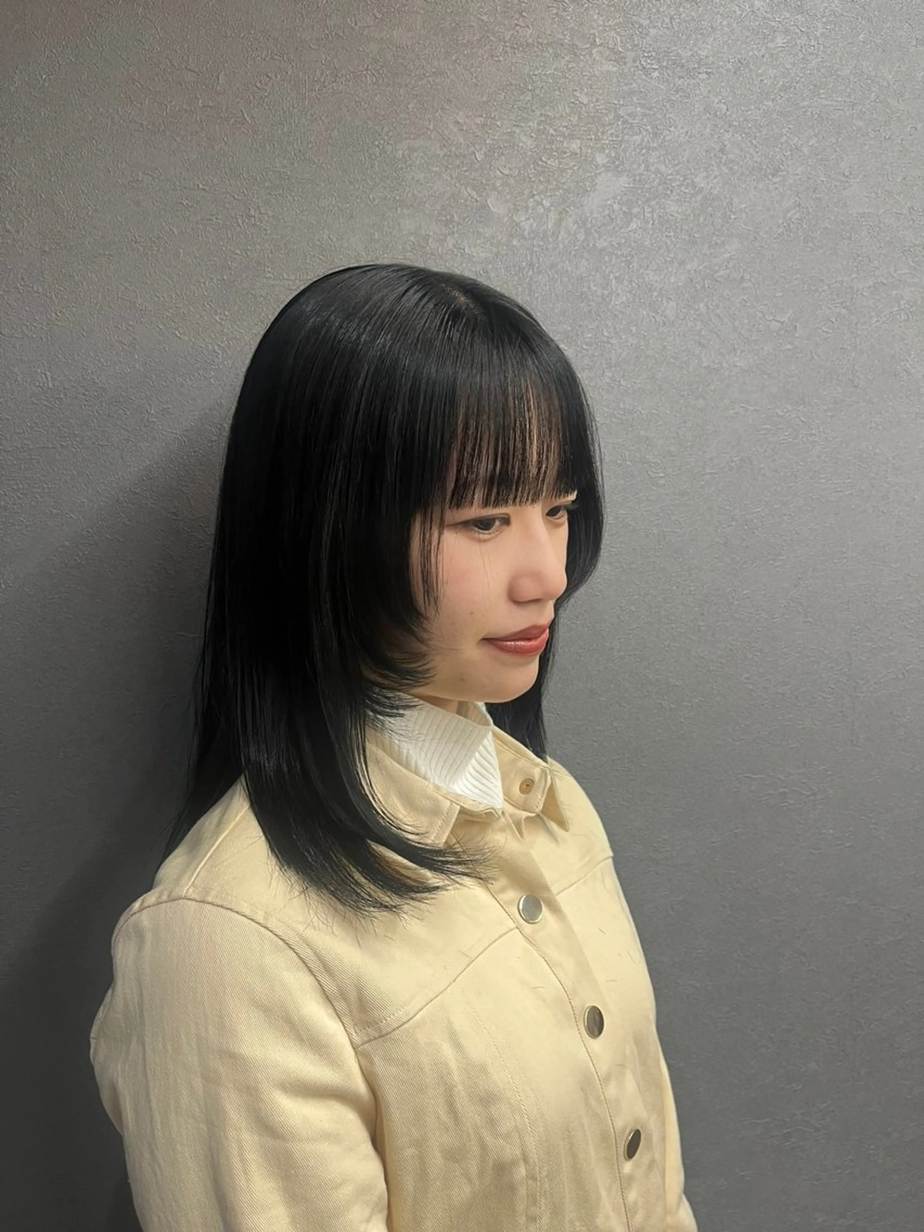 セミロング カット トリートメント 🐈‍⬛吉澤 汀彩🐈‍⬛のヘアスタイル