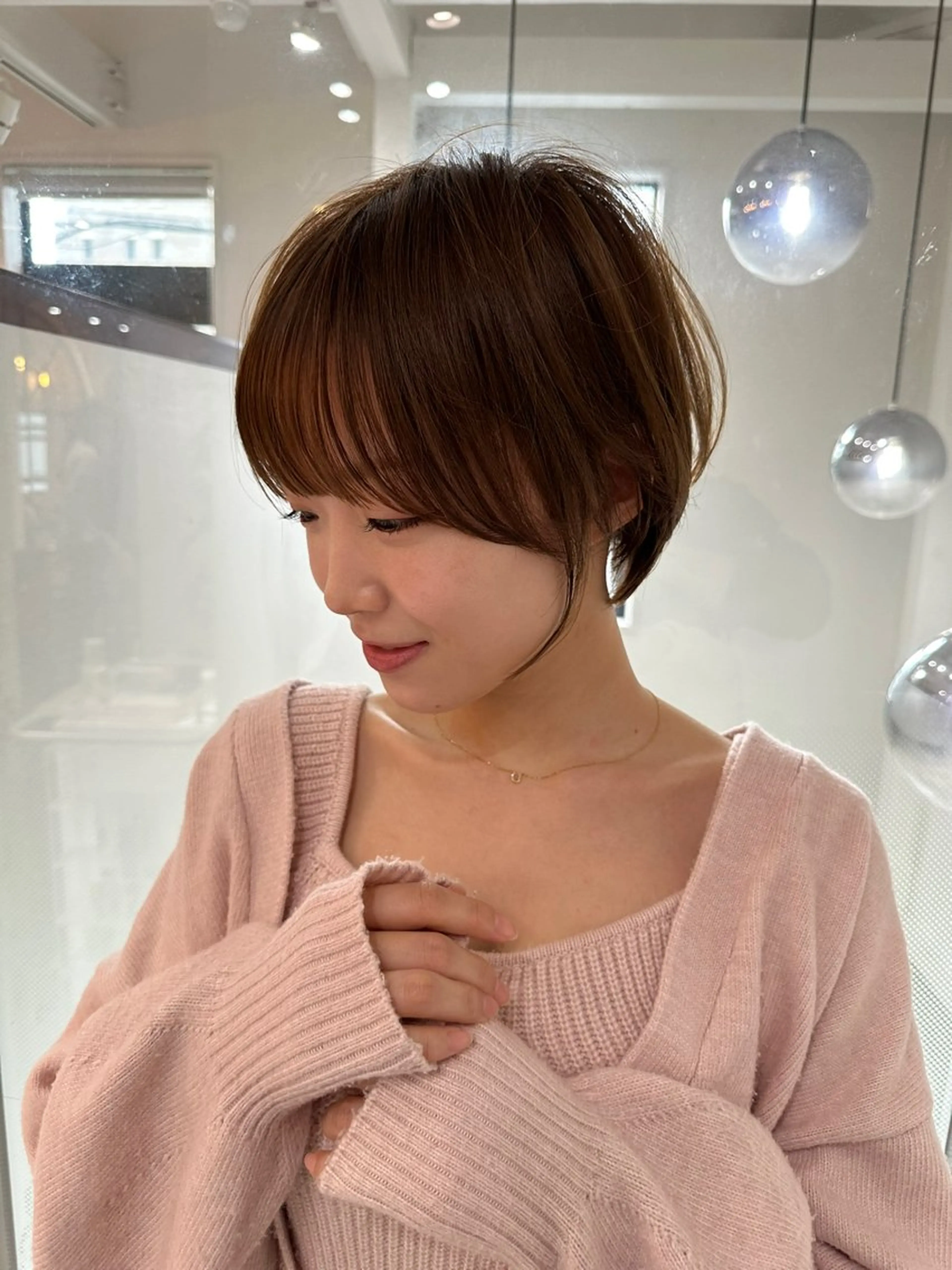 ショート ショートヘア 小顔カット カット ヘアカラー トリートメント ヘッドスパ taiga ショート /レイヤー/矯正🌈のヘアスタイル