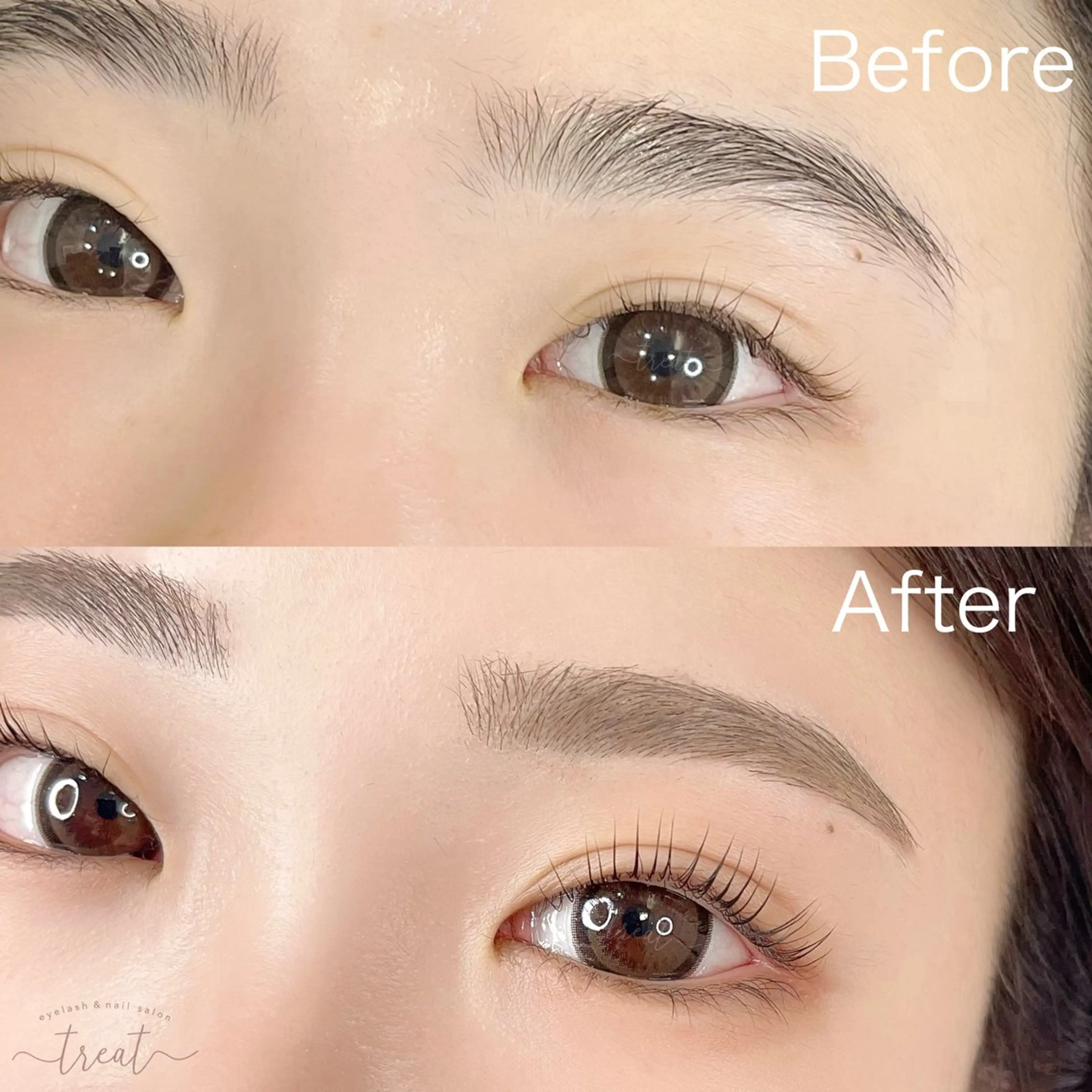 アイブロウ treat eyelash & nail salon 阪急西宮ガーデンズ店(別館)所属・treat 西北店の眉毛・アイブロウイメージ