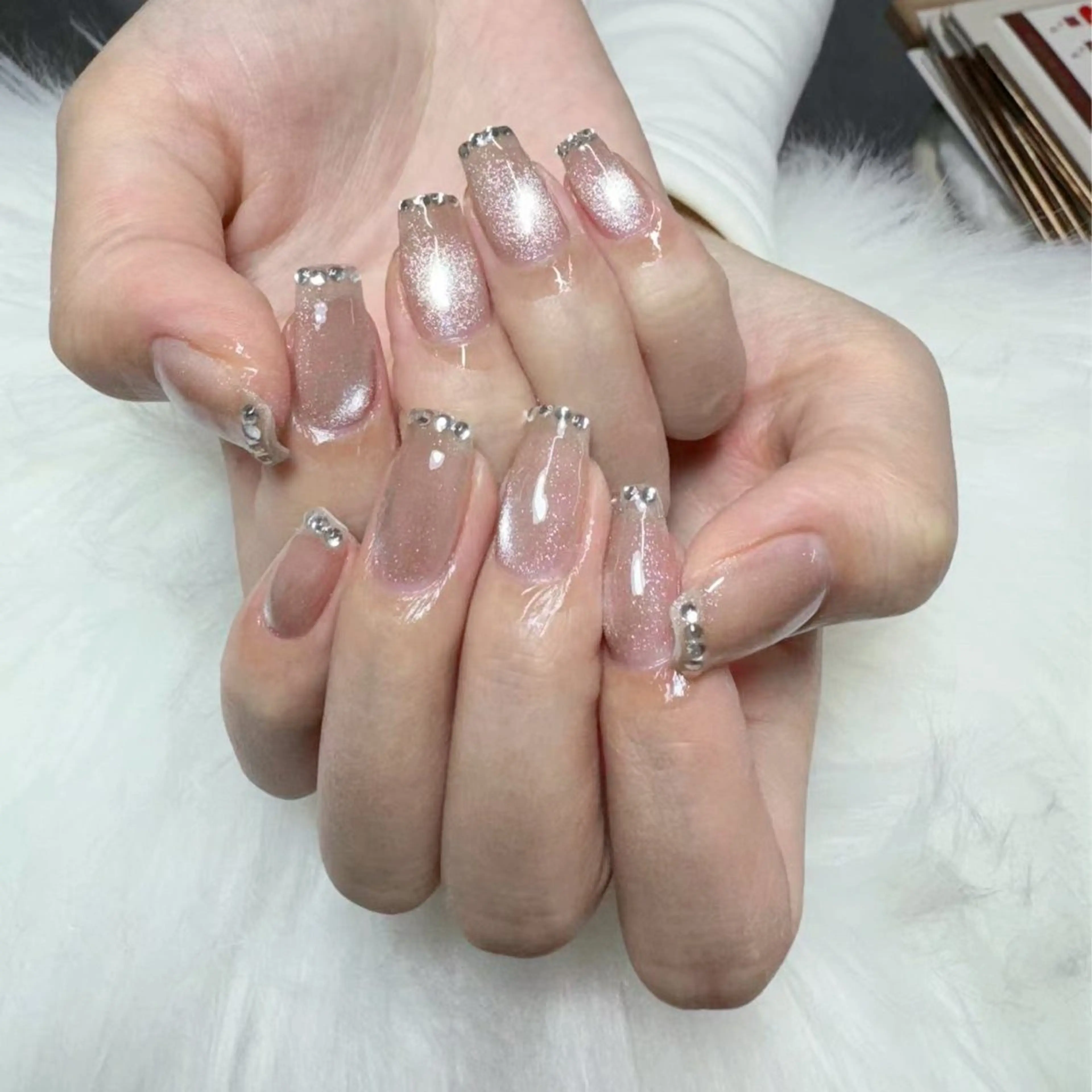 ネイル ハンドネイル 🎀nana🫧 ワンホンネイル🎀のネイルデザイン