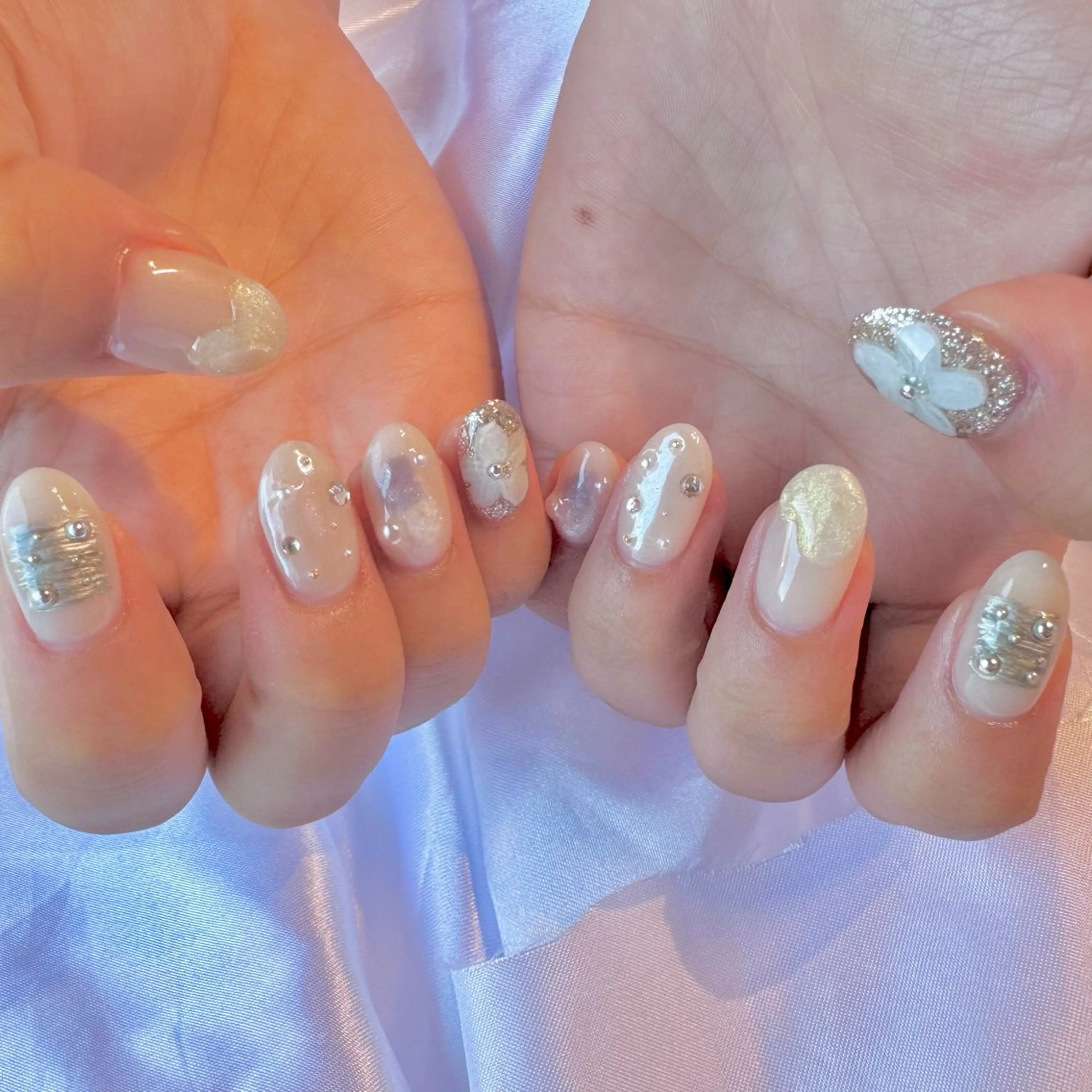 ネイル ニュアンスネイル ハンドネイル nail salon e'mu💐のネイルデザイン