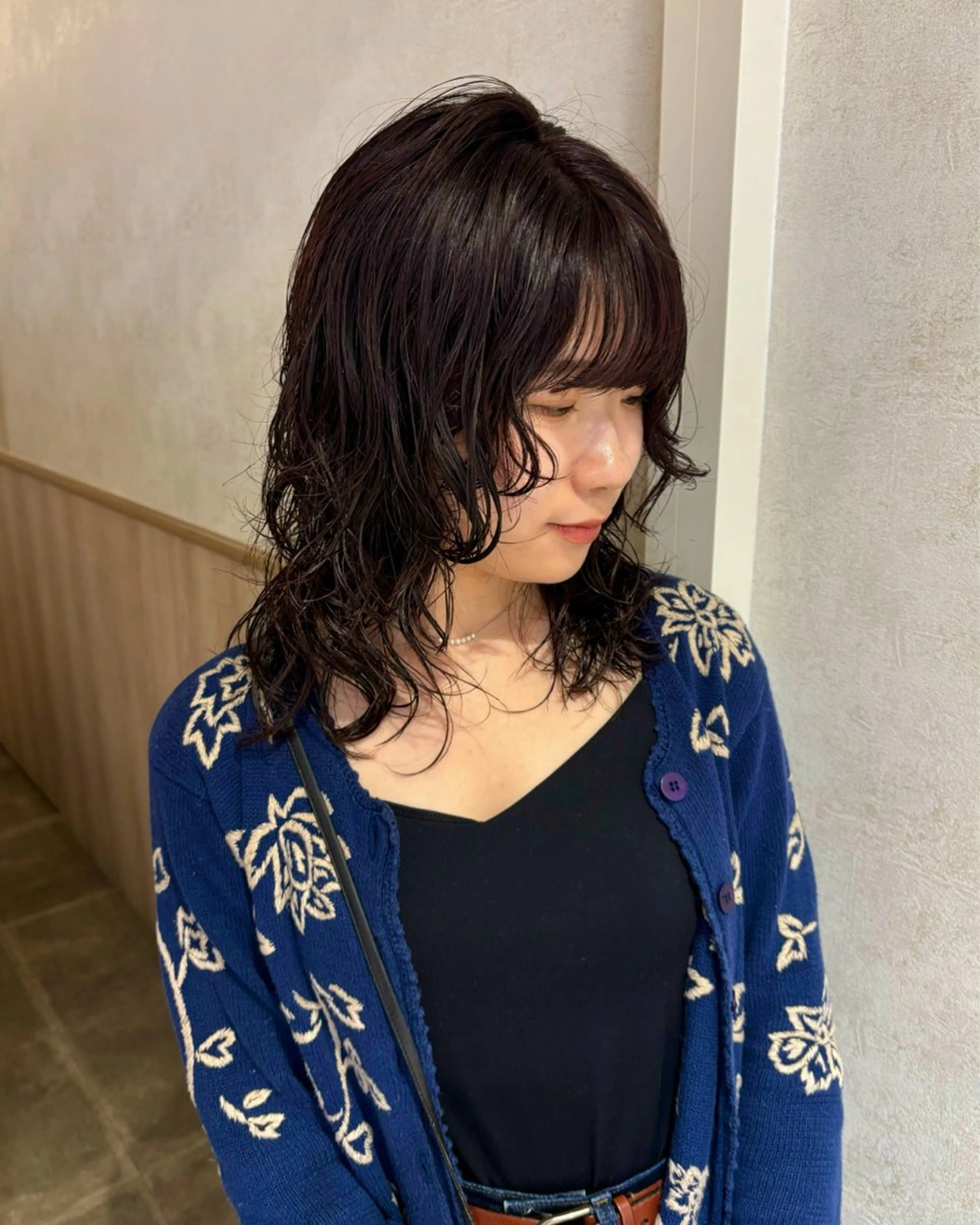 セミロング パーマ セミロングパーマ izumi/ ボブ/パーマのヘアスタイル