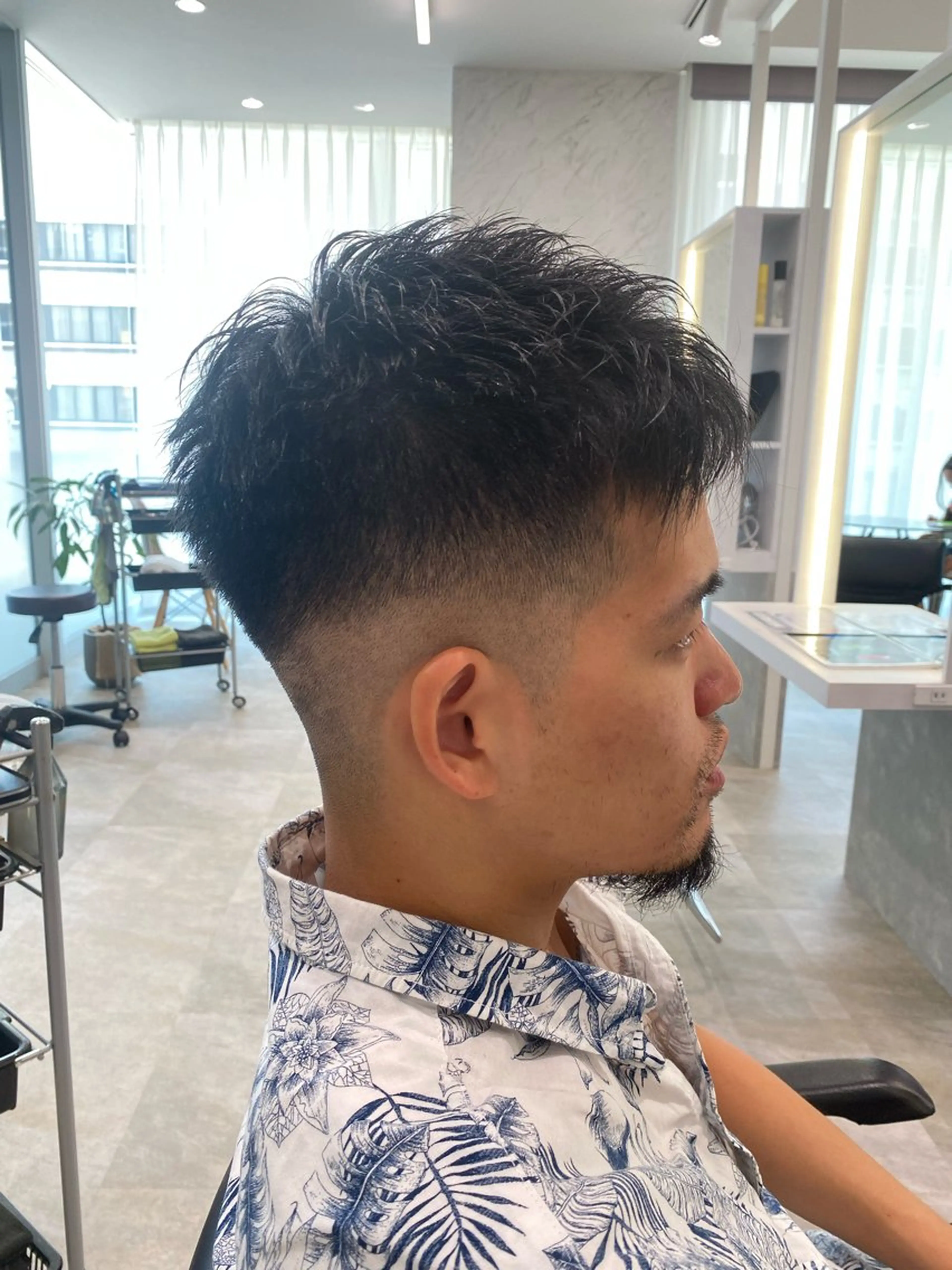 ショート メンズ フェードカット スキンフェード 刈り上げ 木原 海斗のヘアスタイル