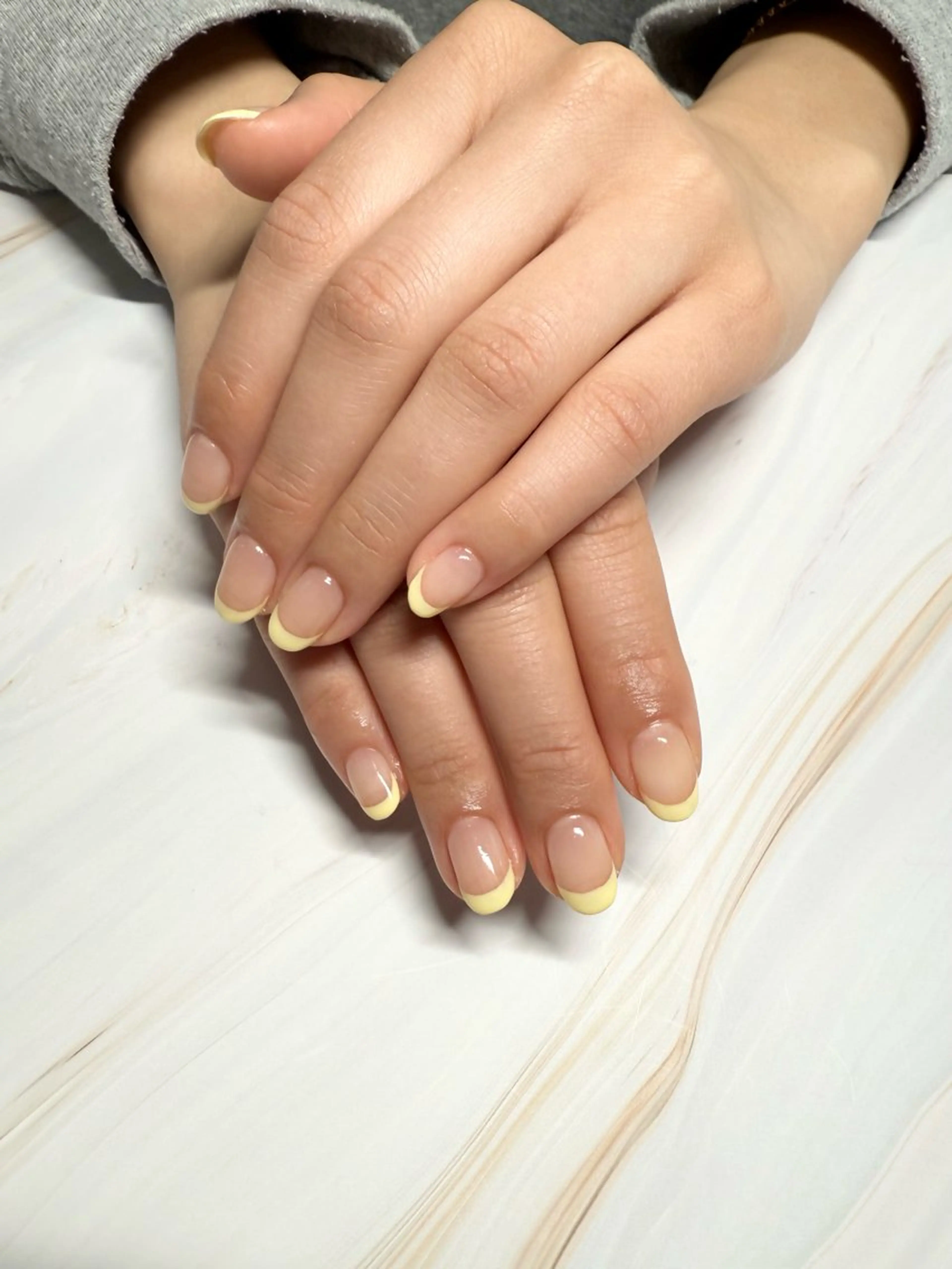 ネイル フレンチネイル シンプルネイル 春ネイル Jrネイリスト Reiのネイルデザイン