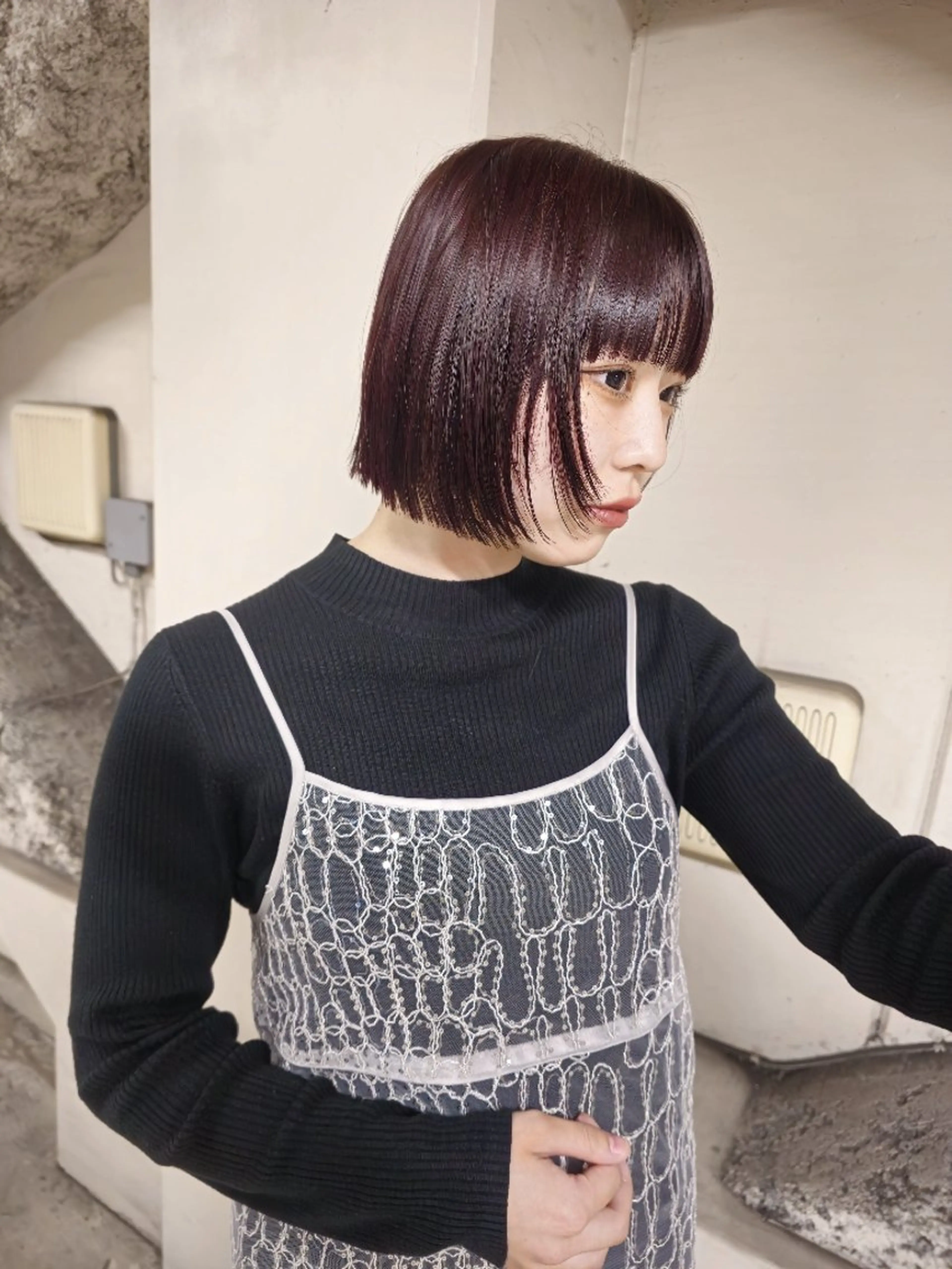 カラー ミディアム OMA　片岸 信征のヘアスタイル