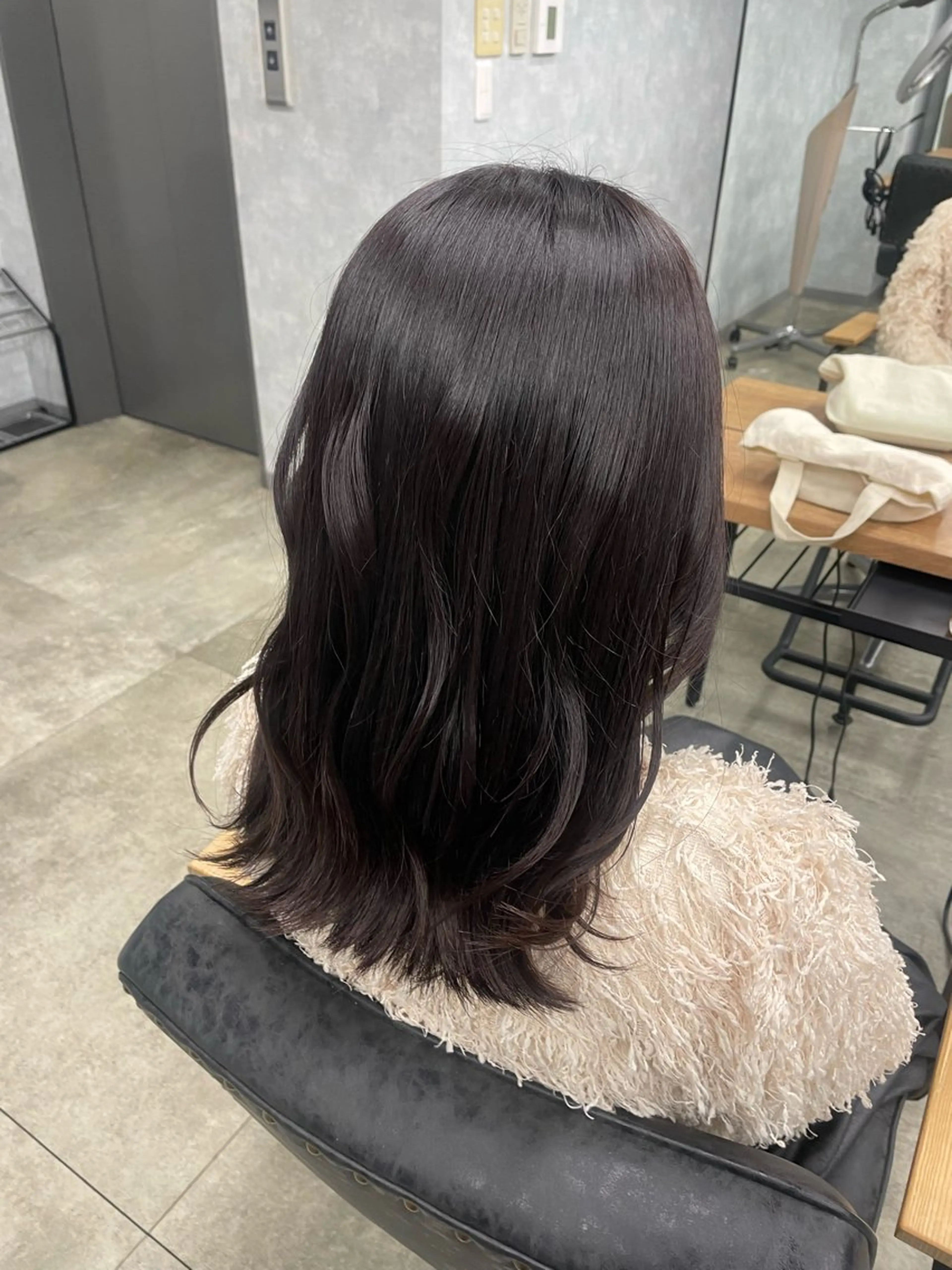 ミディアム ピンクブラウン ヘアカラー ルティア新宿所属・Lutia 新宿 髪質改善/アカリ🎀のヘアスタイル