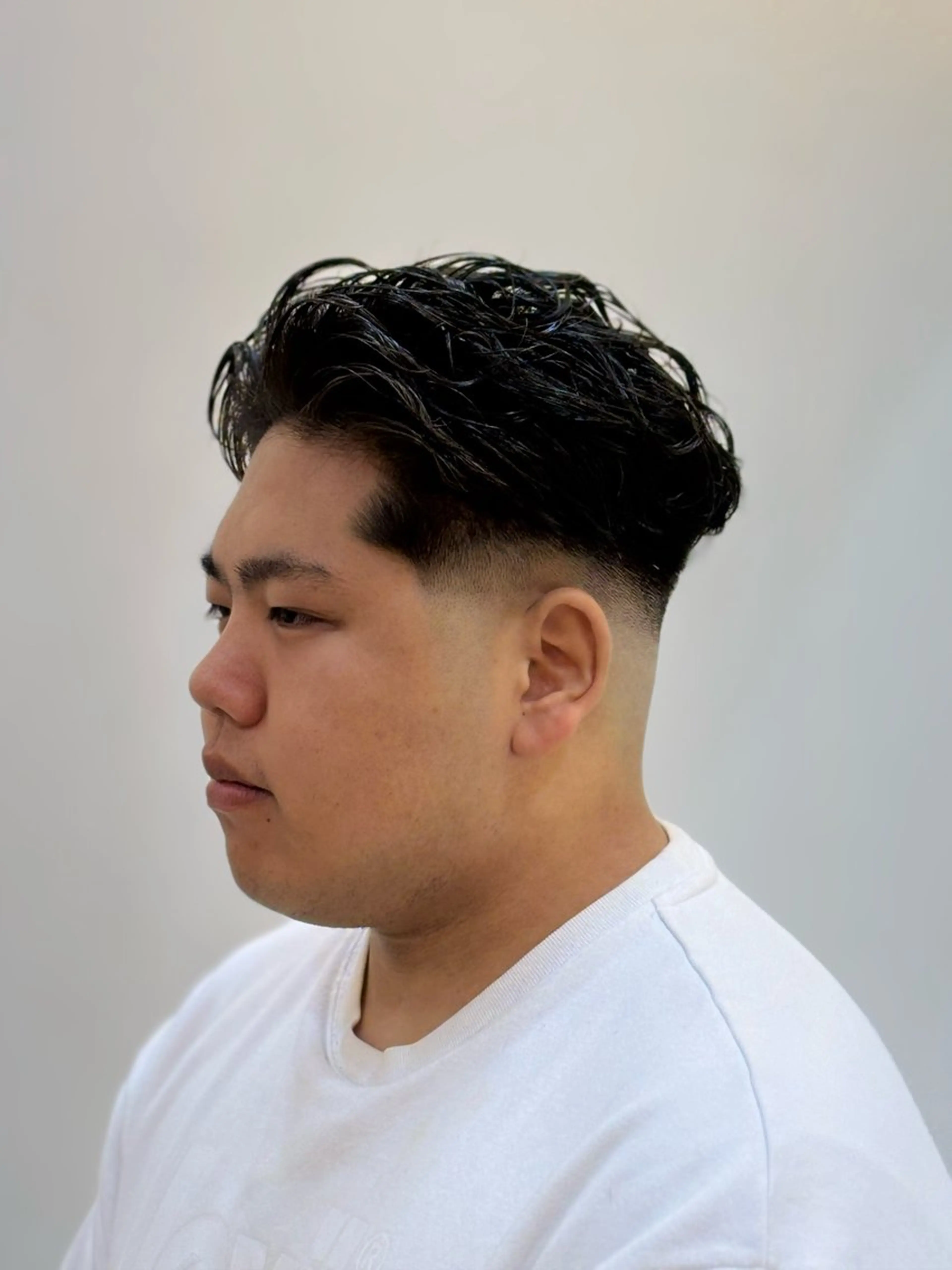 パーマ メンズ カット パーマ 短髪パーマ メンズ フェード✂️zionのヘアスタイル