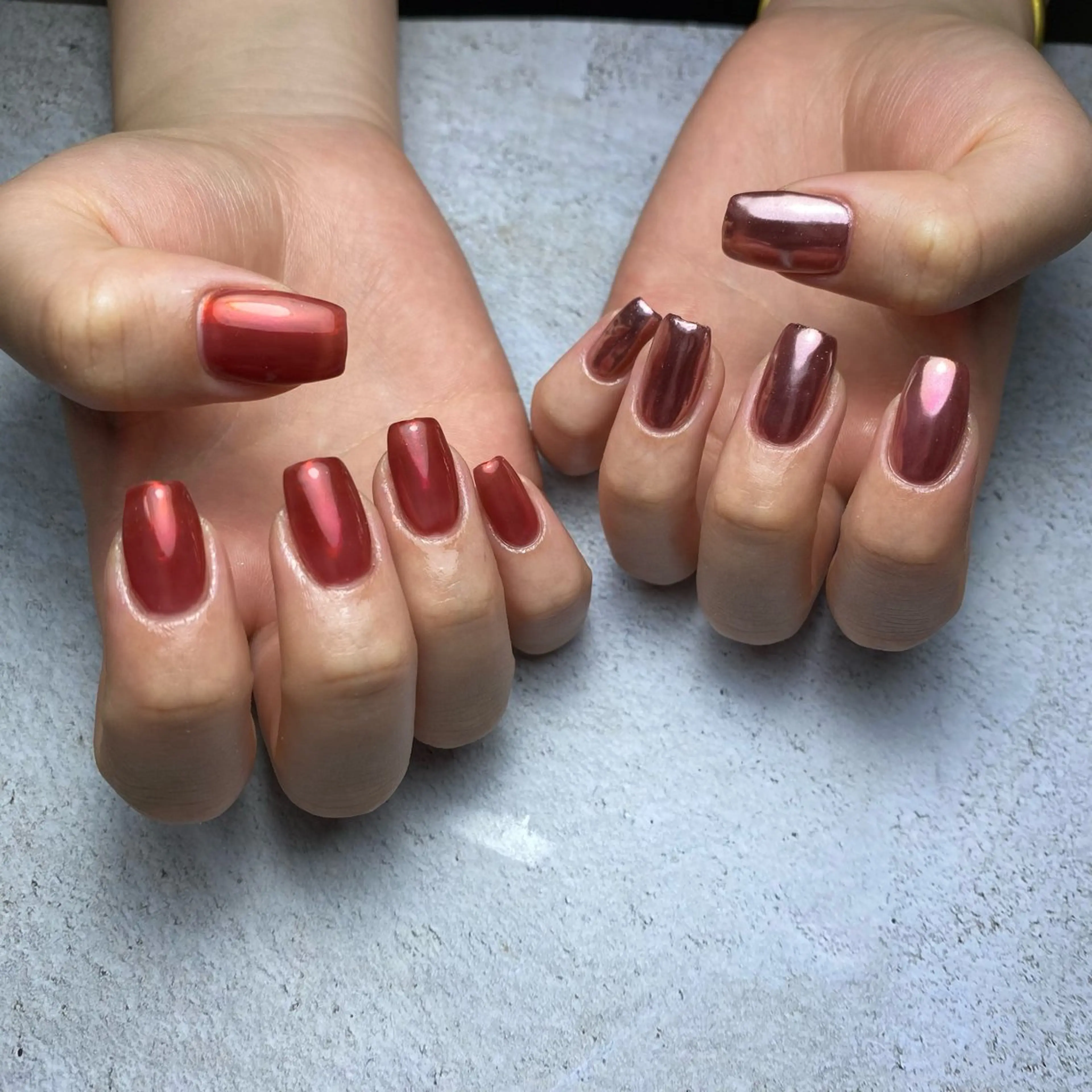 ネイル ミラーネイル ハンドネイル Re:Smil所属・☺︎ NOZOMI☺︎のネイルデザイン