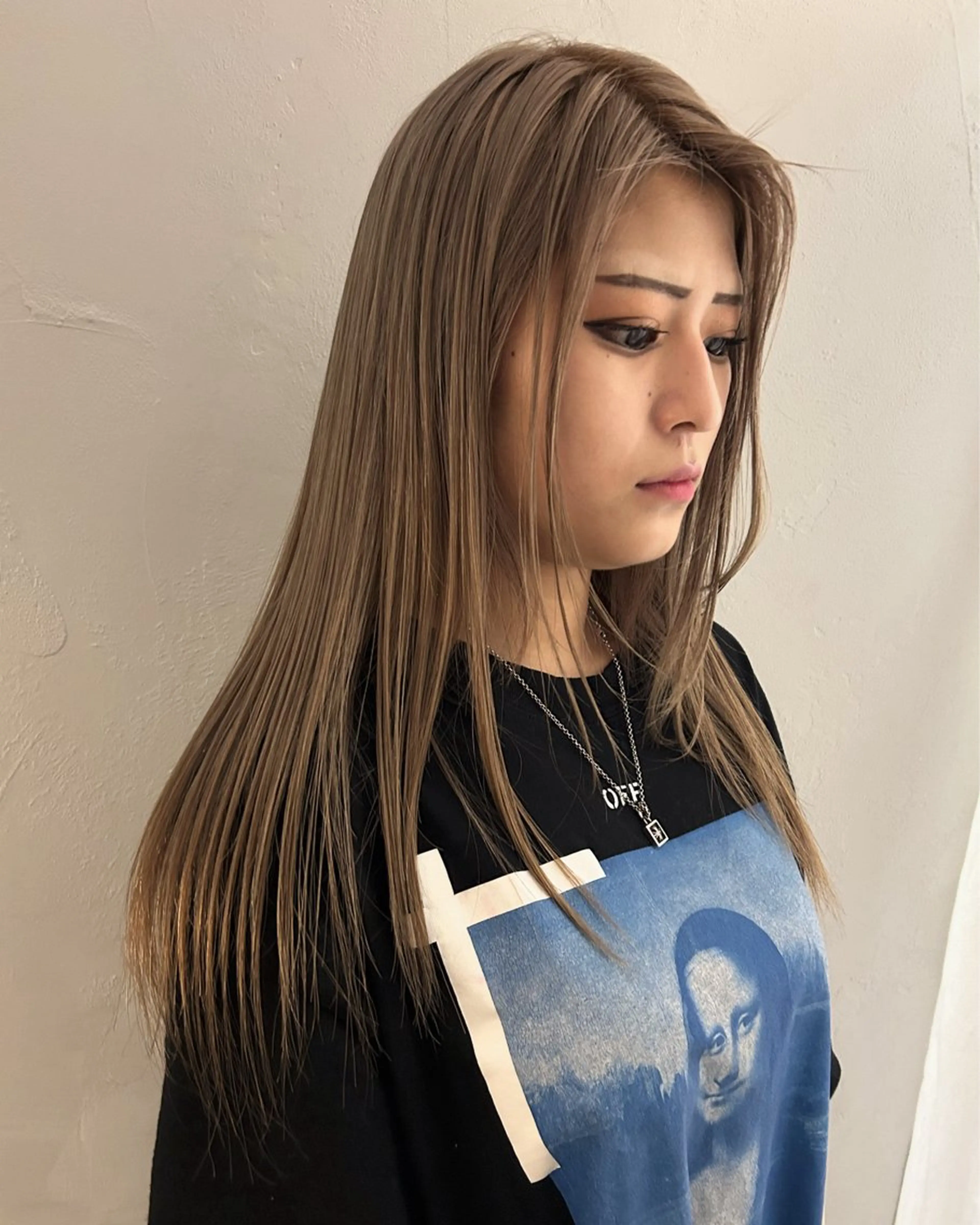 ロング カラー ヘアカラー トリートメント ケアパーマ/ケアブリ ーチdaisukeのヘアスタイル