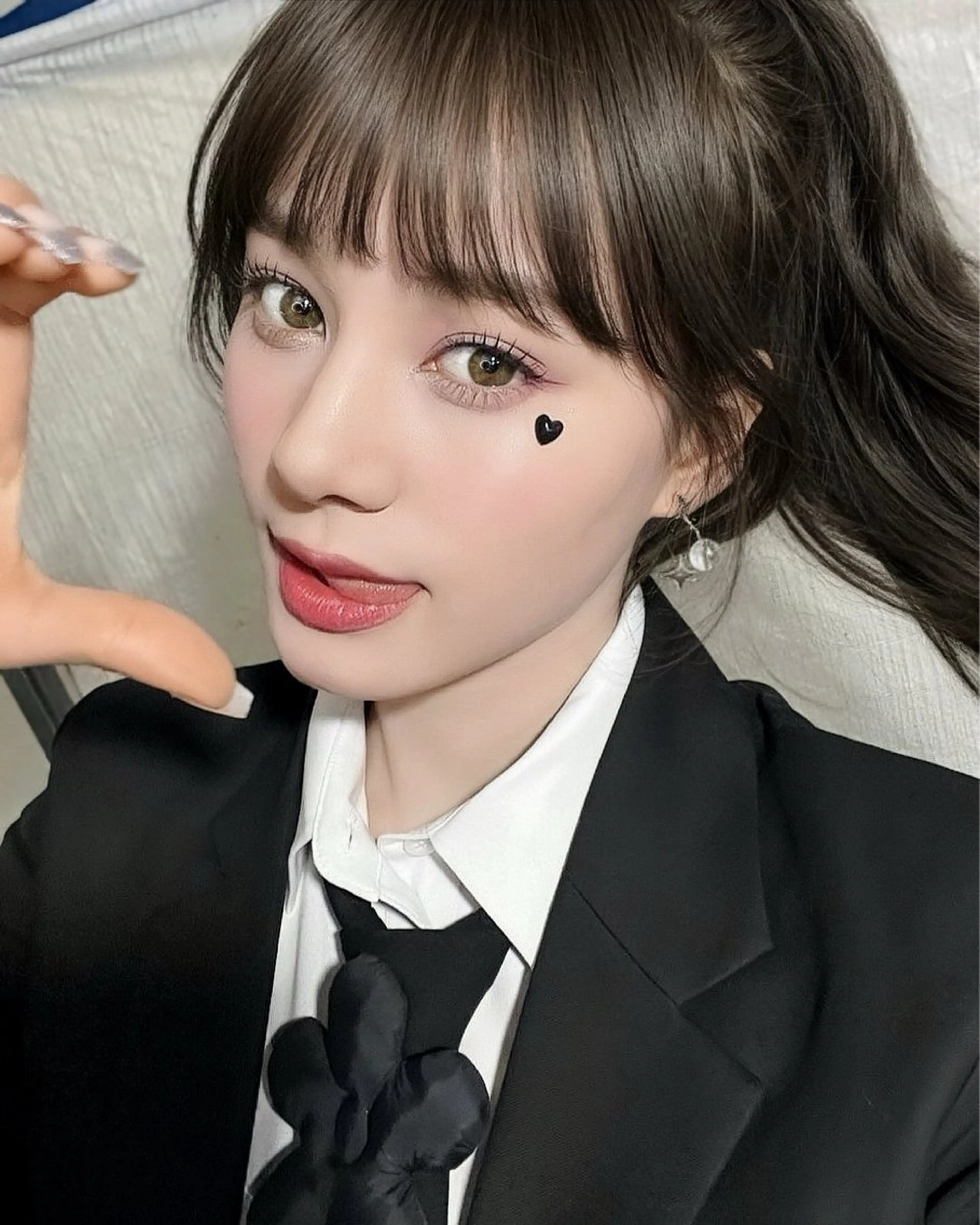 ロング カラー 前髪/顔周り❣️ 縮毛矯正/おばかんのヘアスタイル