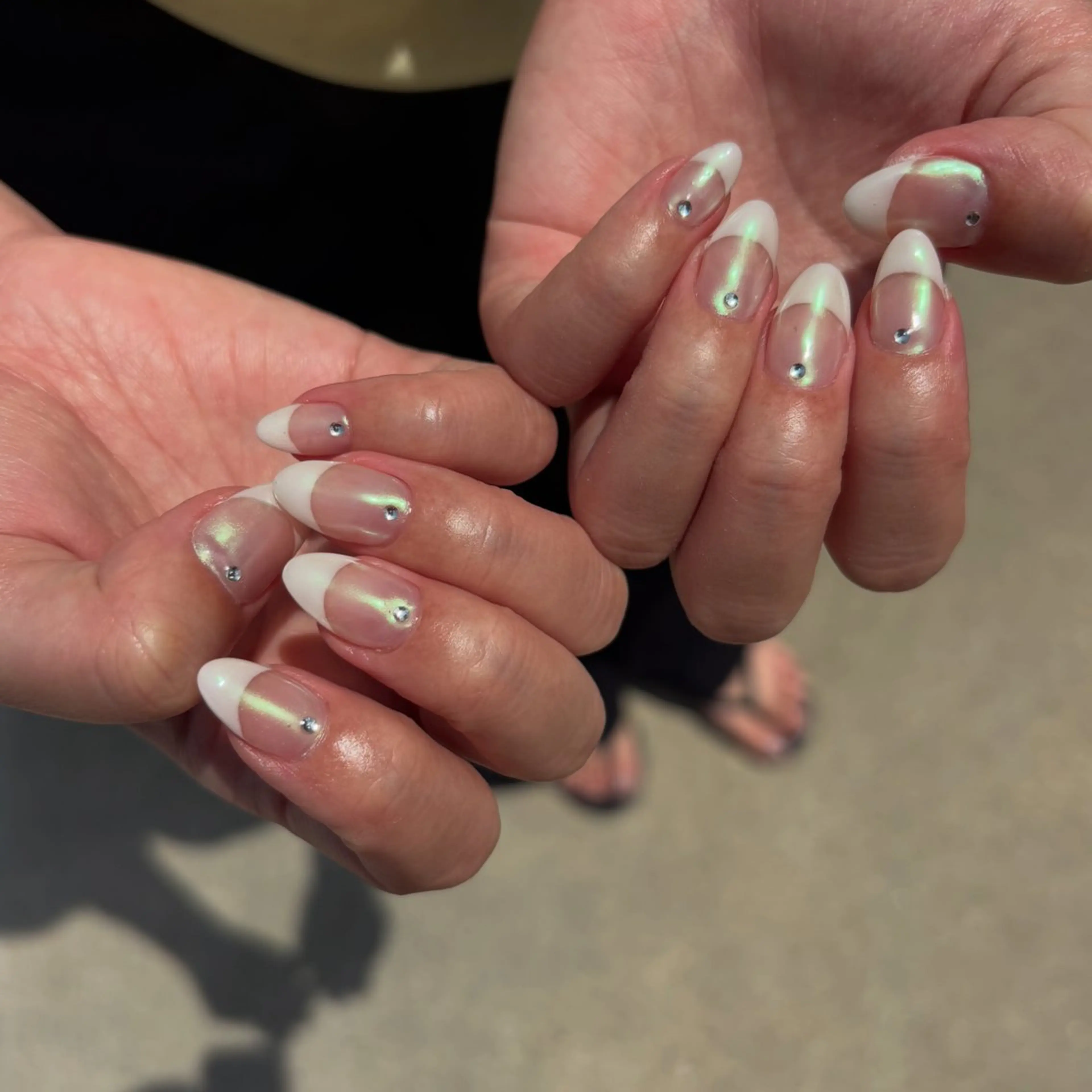 ネイル ハンドネイル Sea  nail by emaのネイルデザイン