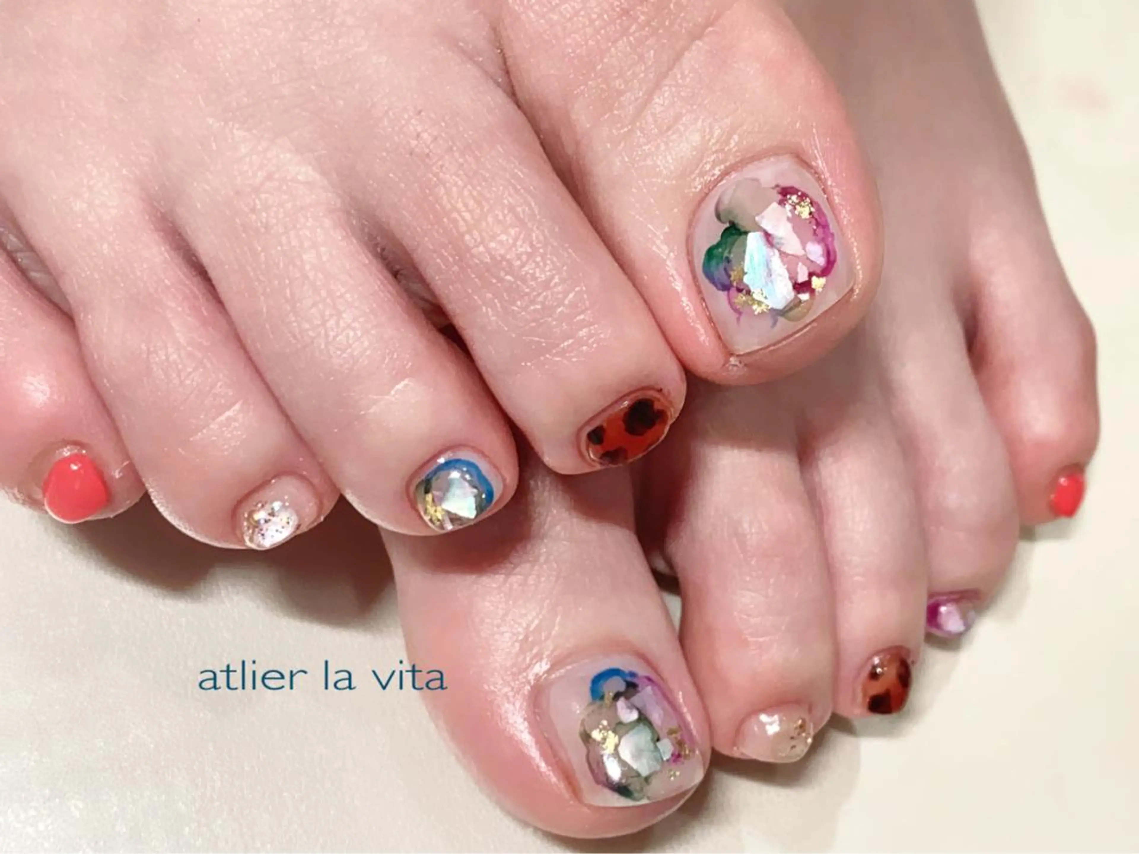 ネイル フットネイル atelier la vita所属・lavita. mimuraのネイルデザイン