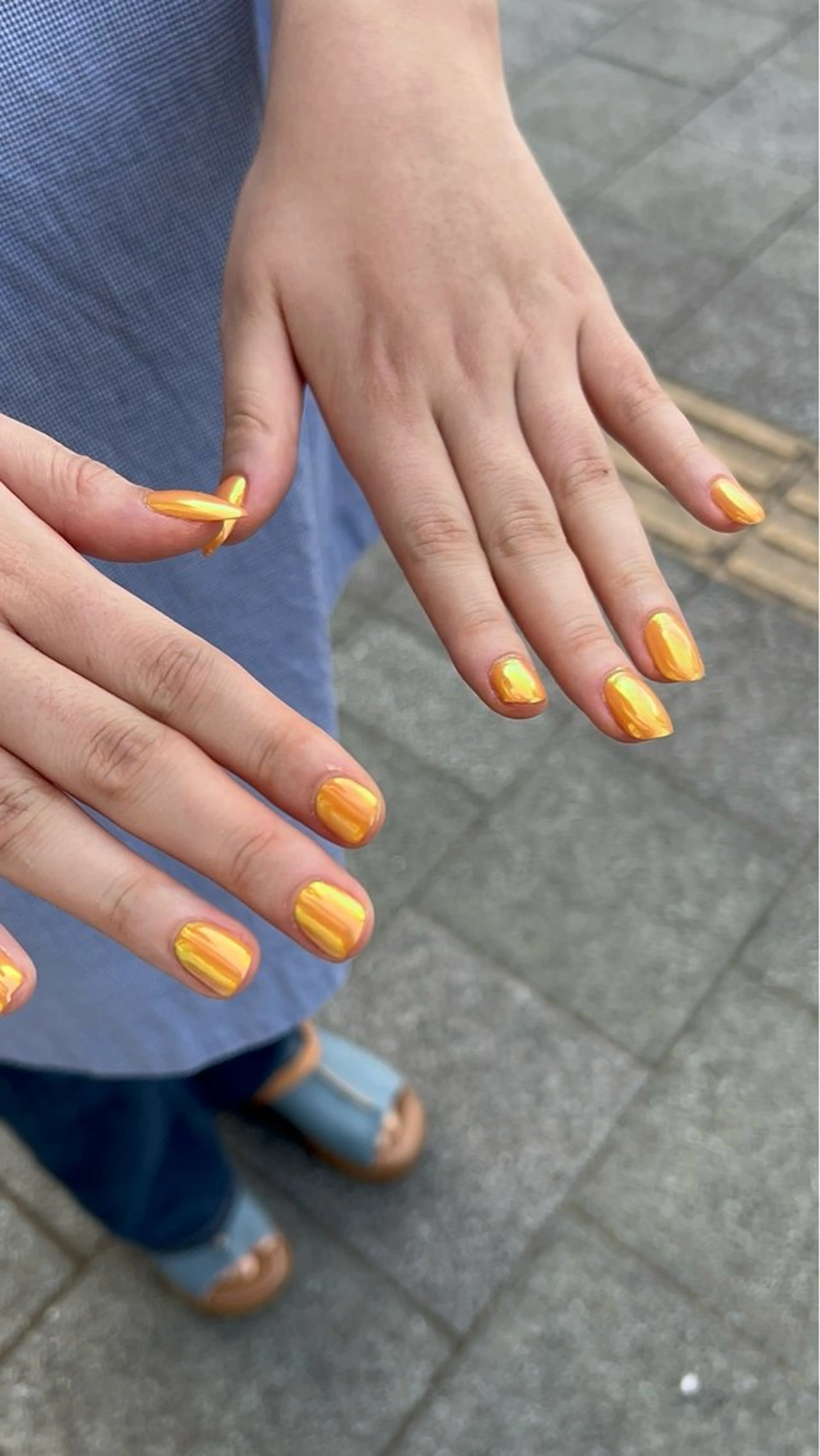 ネイル オーロラネイル C BEAUTY／ KAEDEのネイルデザイン