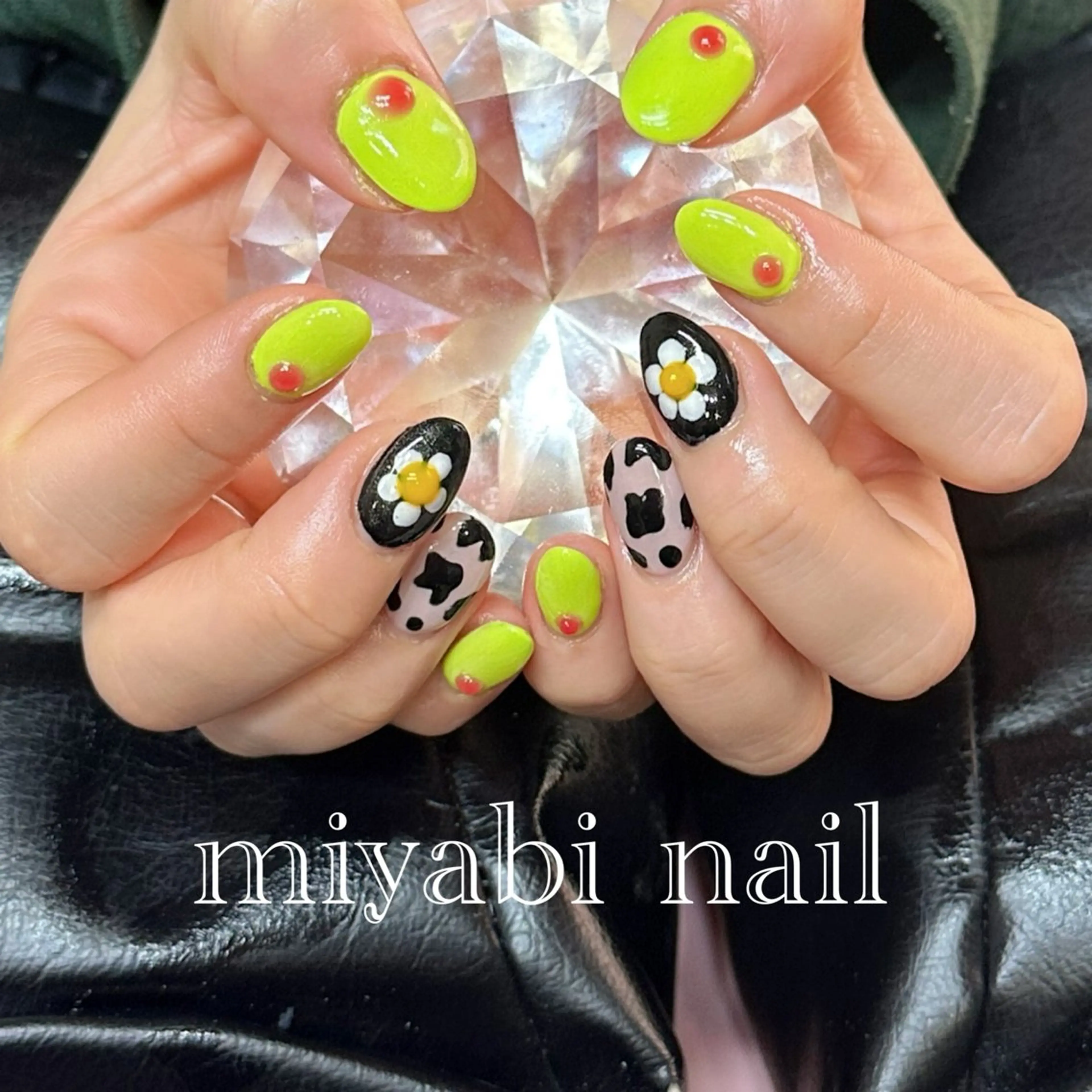 ネイル アートネイル フラワーネイル ジェルネイル 持ち込み ハンドネイル miyabi nail 桂川駅近くのネイルデザイン