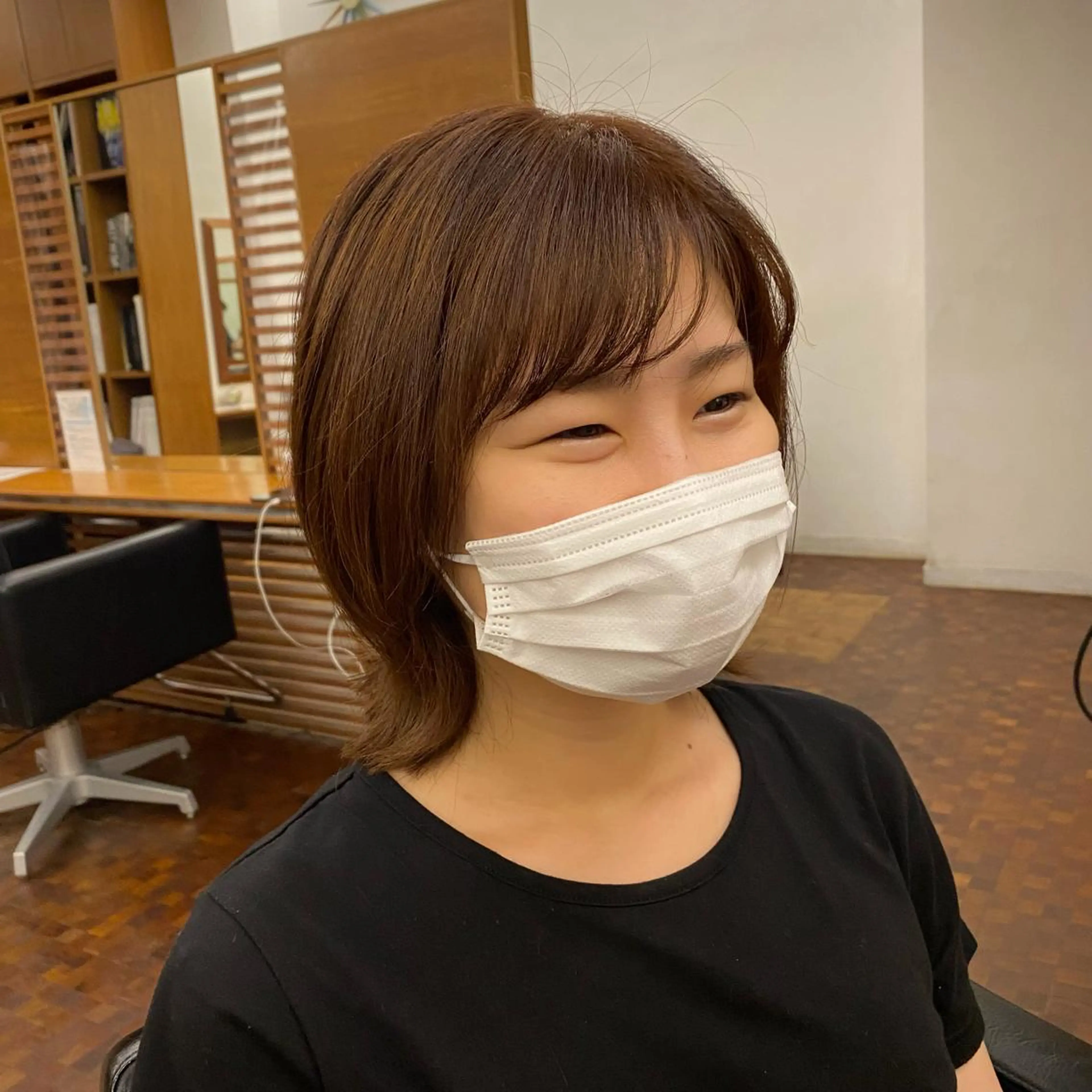 ミディアム カラー Paddle所属・似合わせレイヤー/ レイヤーパーマ/高倉のヘアスタイル