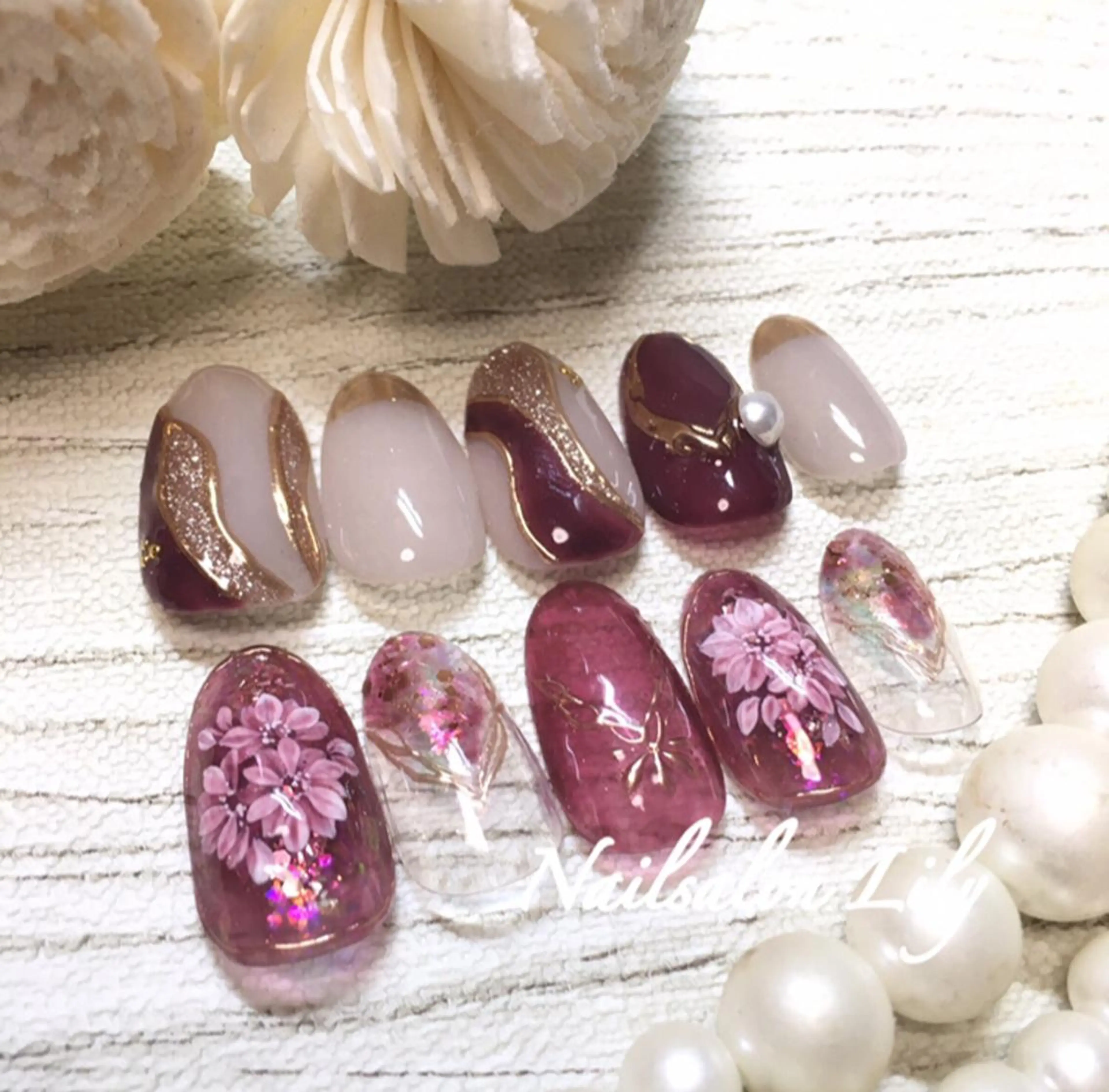 ネイル Nailsalon Lilyのネイルデザイン