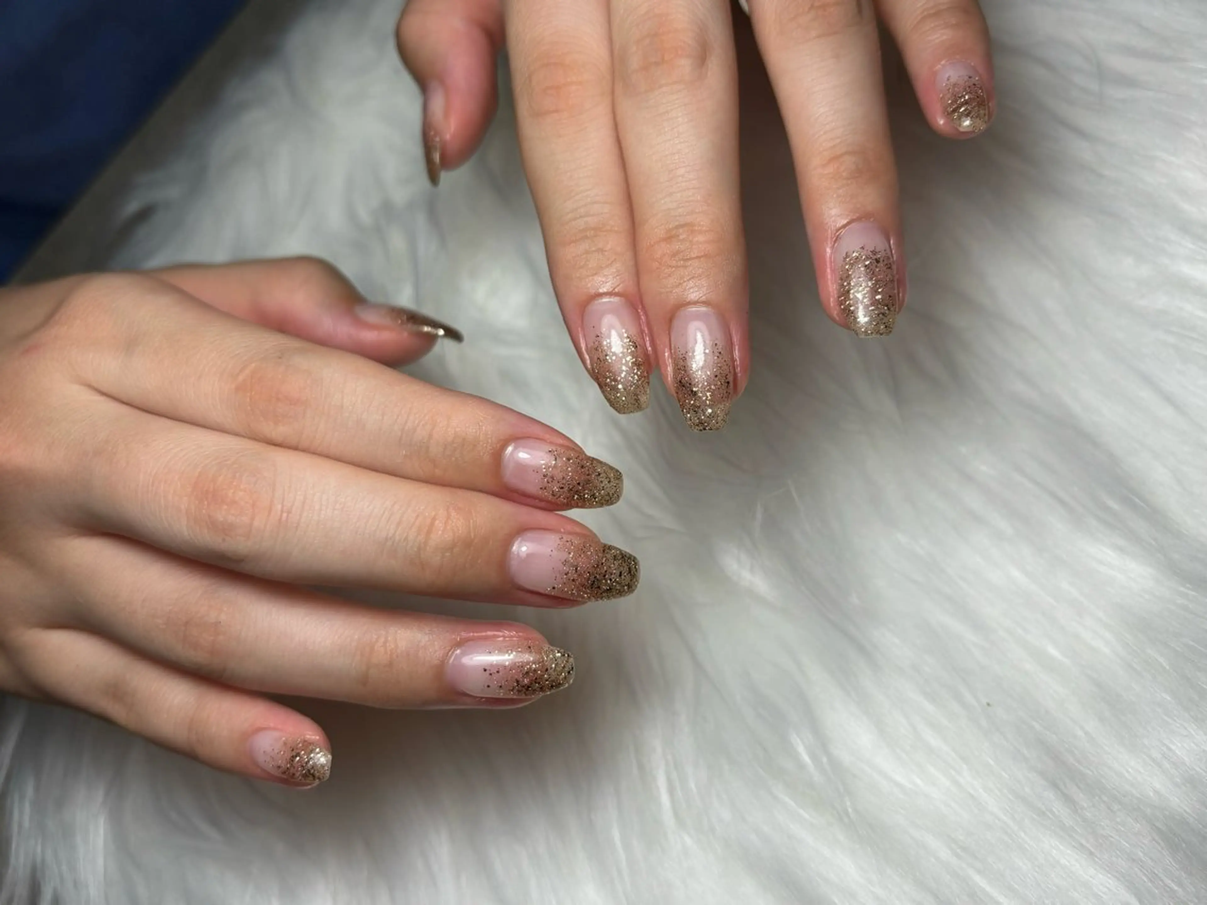 ネイル ブラウン ゴールド ハンドネイル MIKA ♡のネイルデザイン