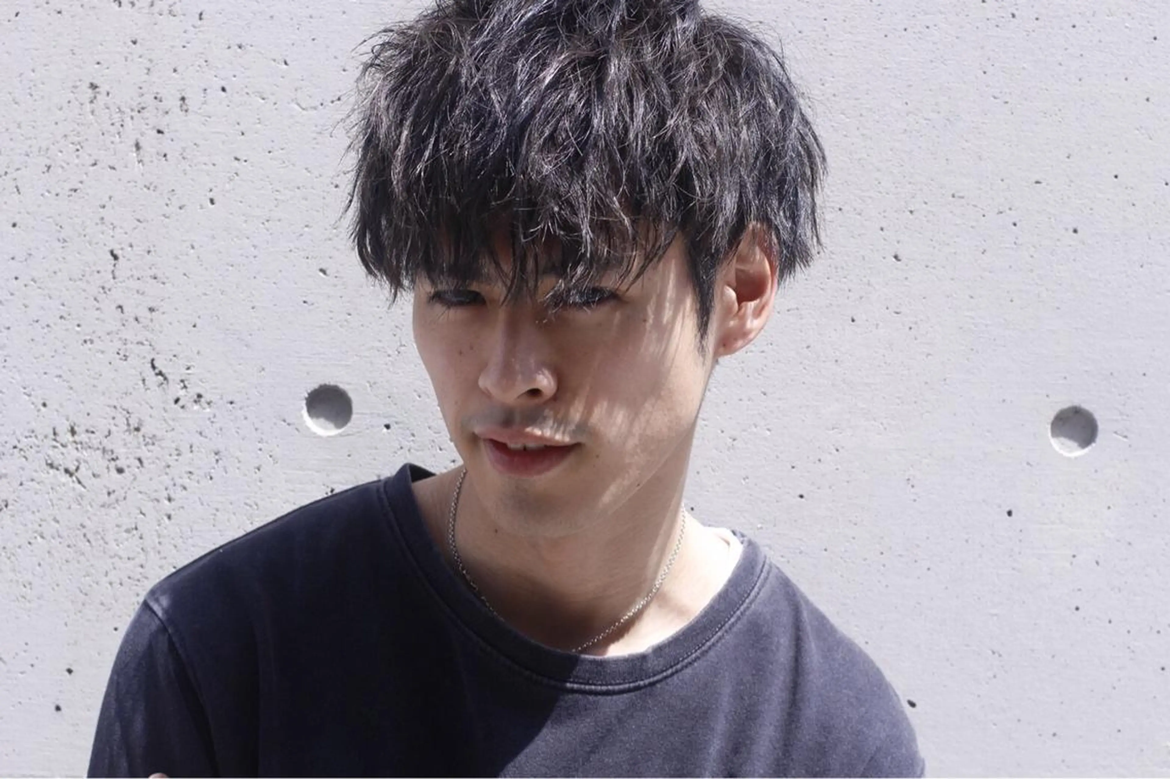 ショート カラー パーマ メンズ カット ヘッドスパ JUNTA 梅田茶屋町のヘアスタイル