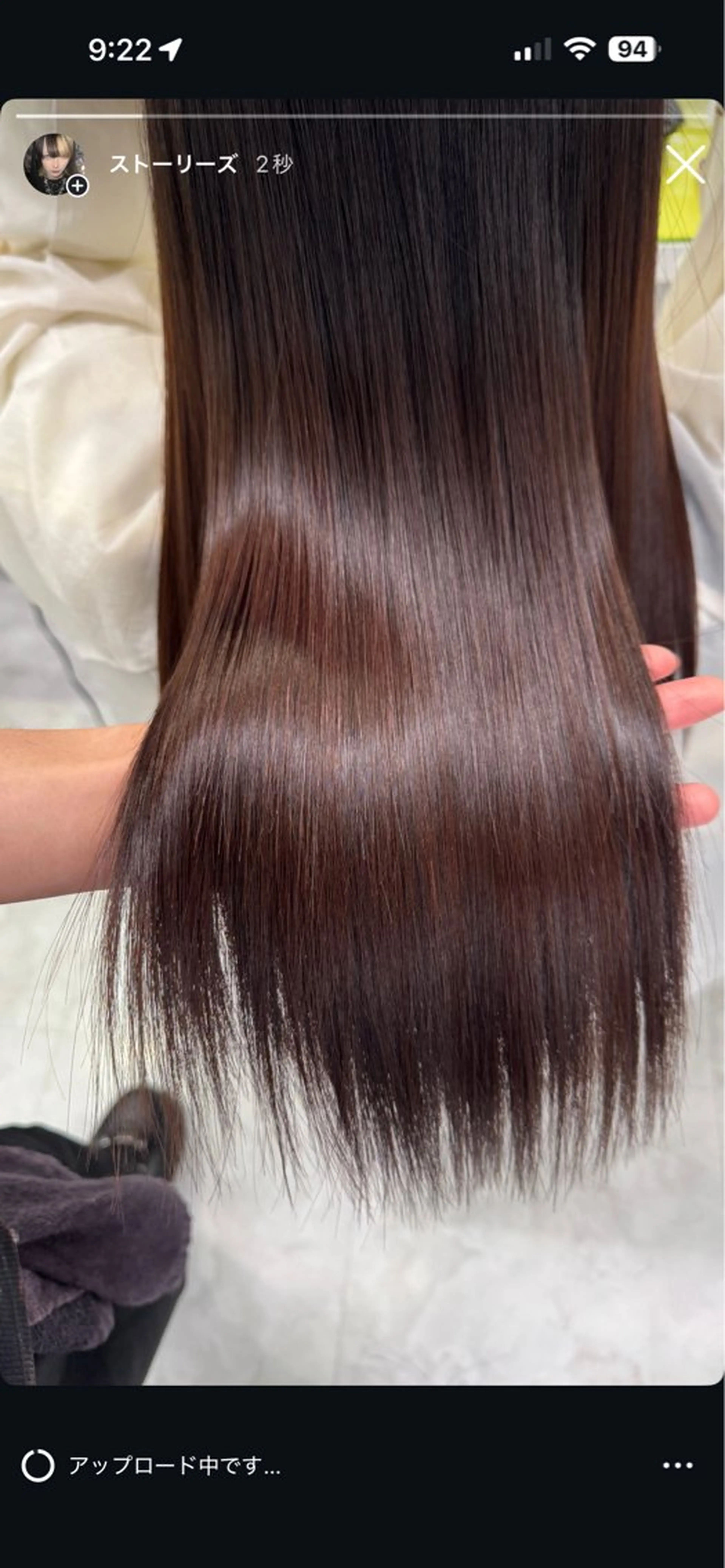 ロング カラー ヘアアレンジ ブラウン♦️ ワインレッドけんごのヘアスタイル