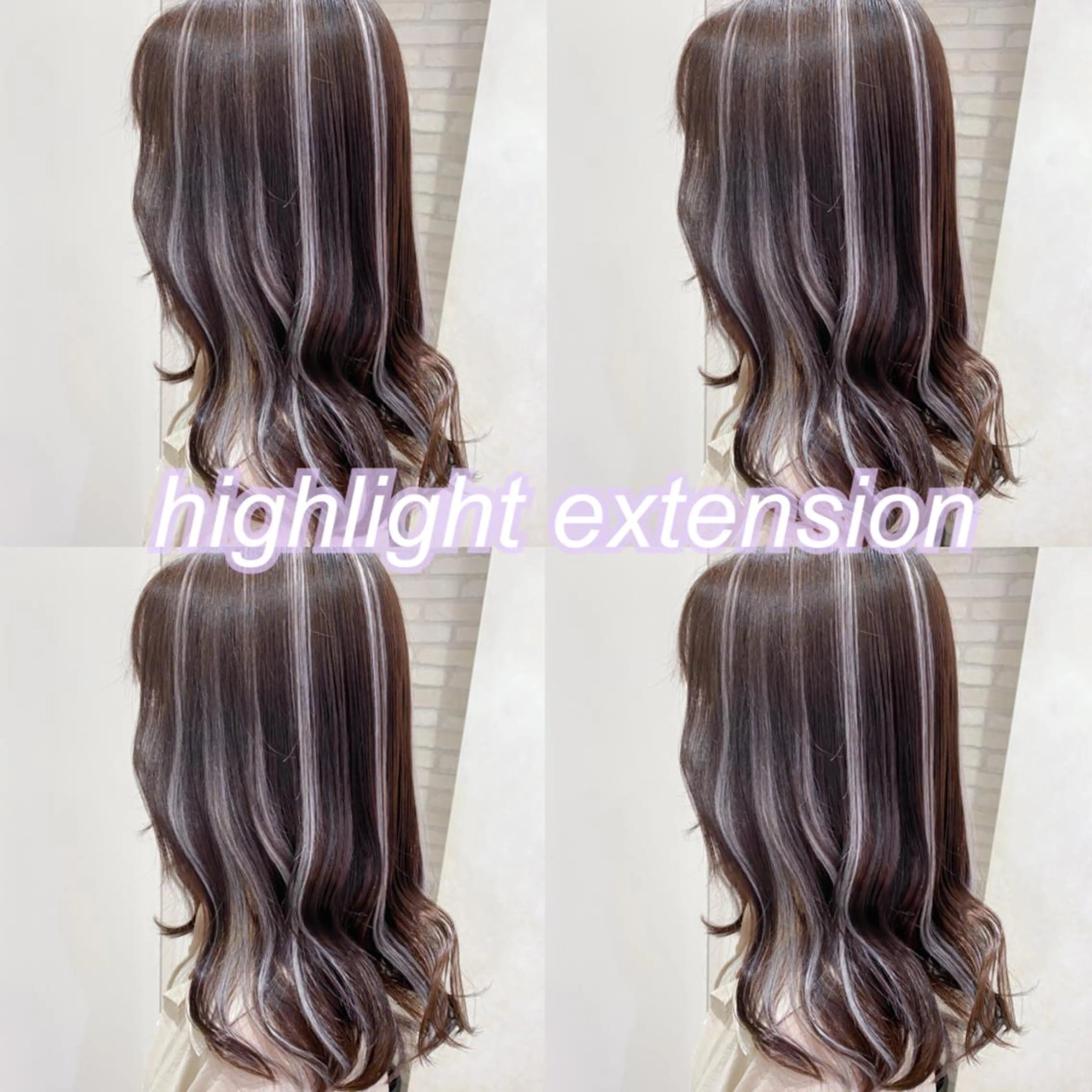 セミロング エクステ カット エクステ 横浜🍒ルーツカラー エクステ／RIEのヘアスタイル