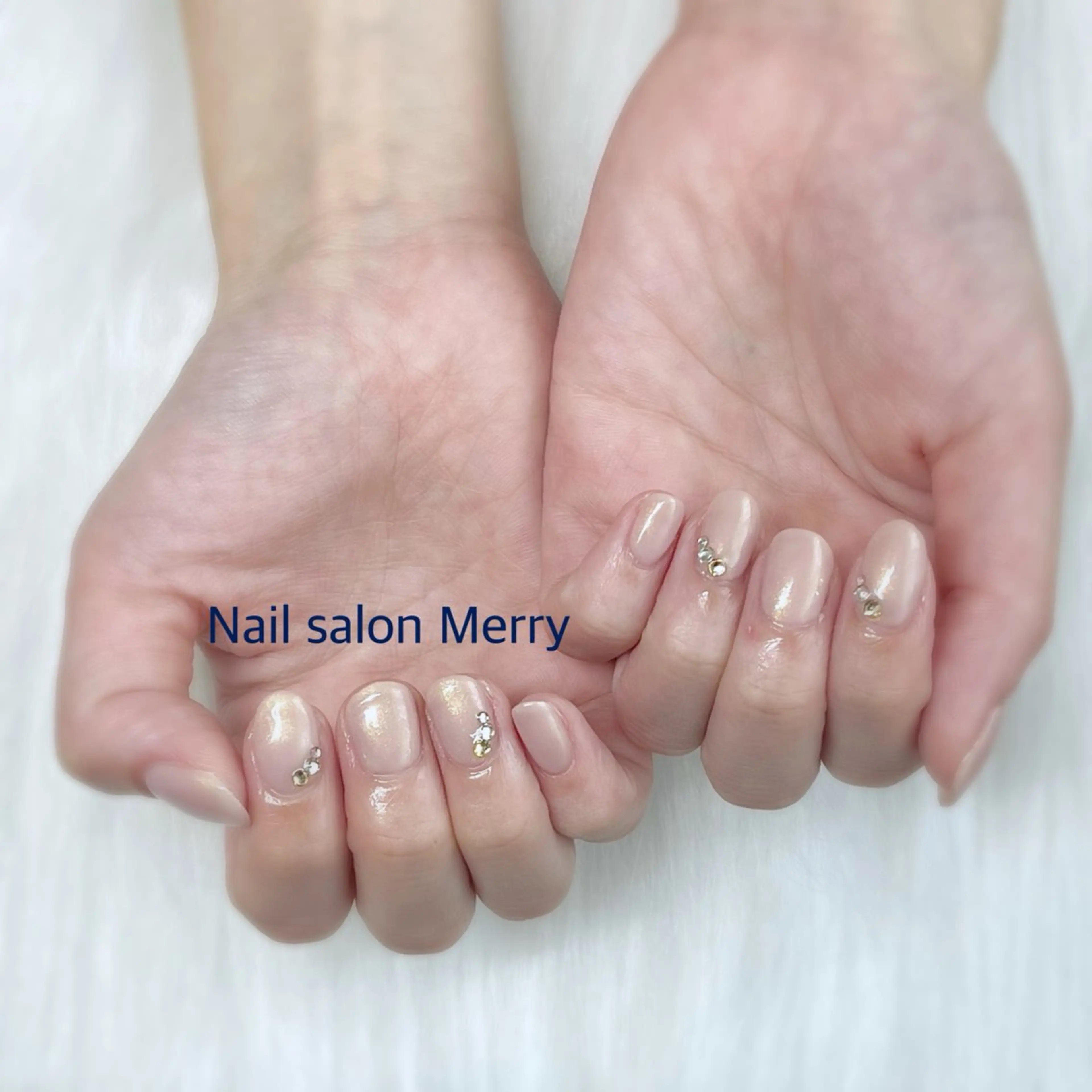 ネイル ゴールド ストーンネイル ハンドネイル Nail salon Merryのその他イメージ