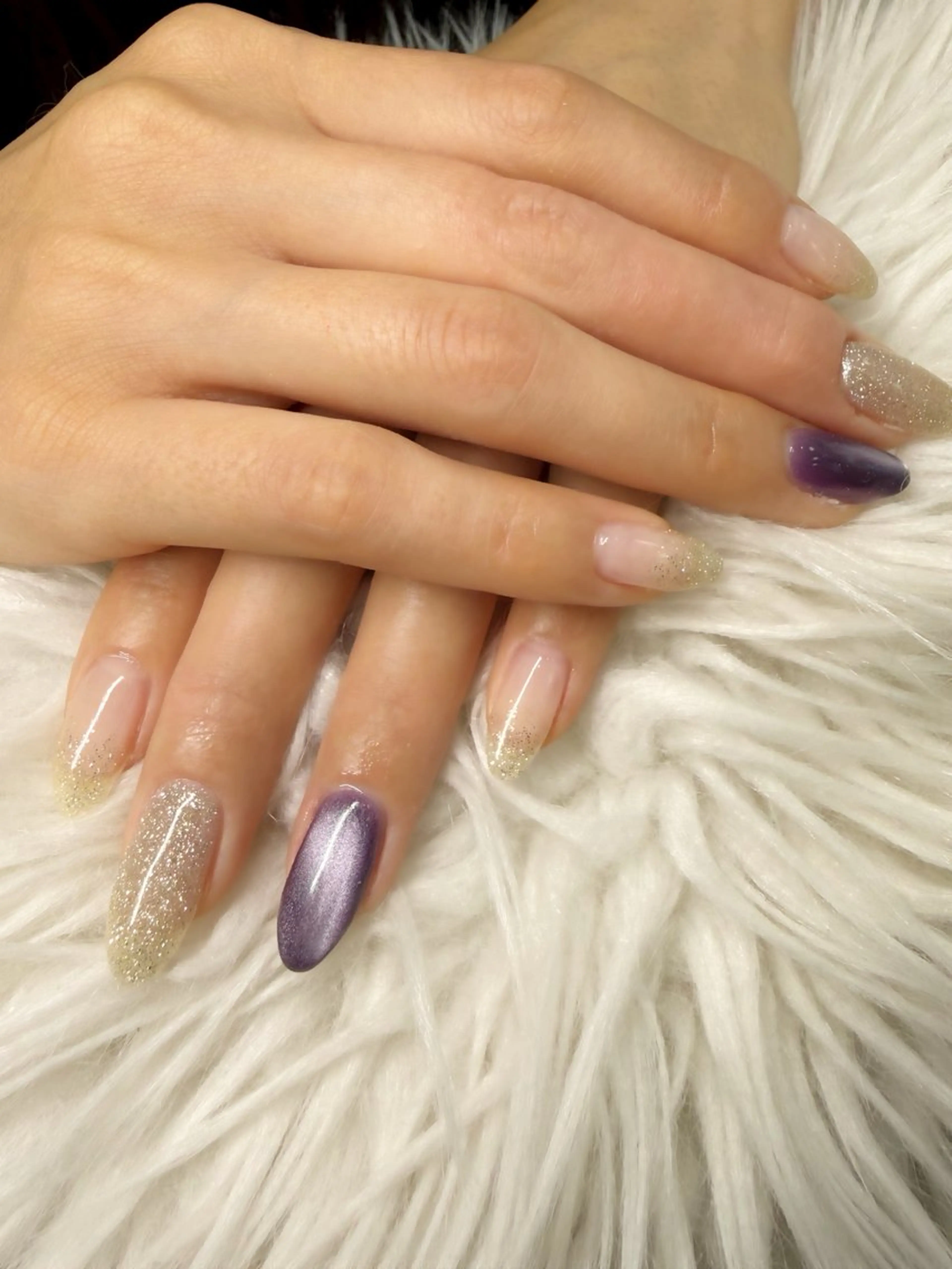 ネイル マグネットネイル ハンドネイル 小川 早紀のネイルデザイン