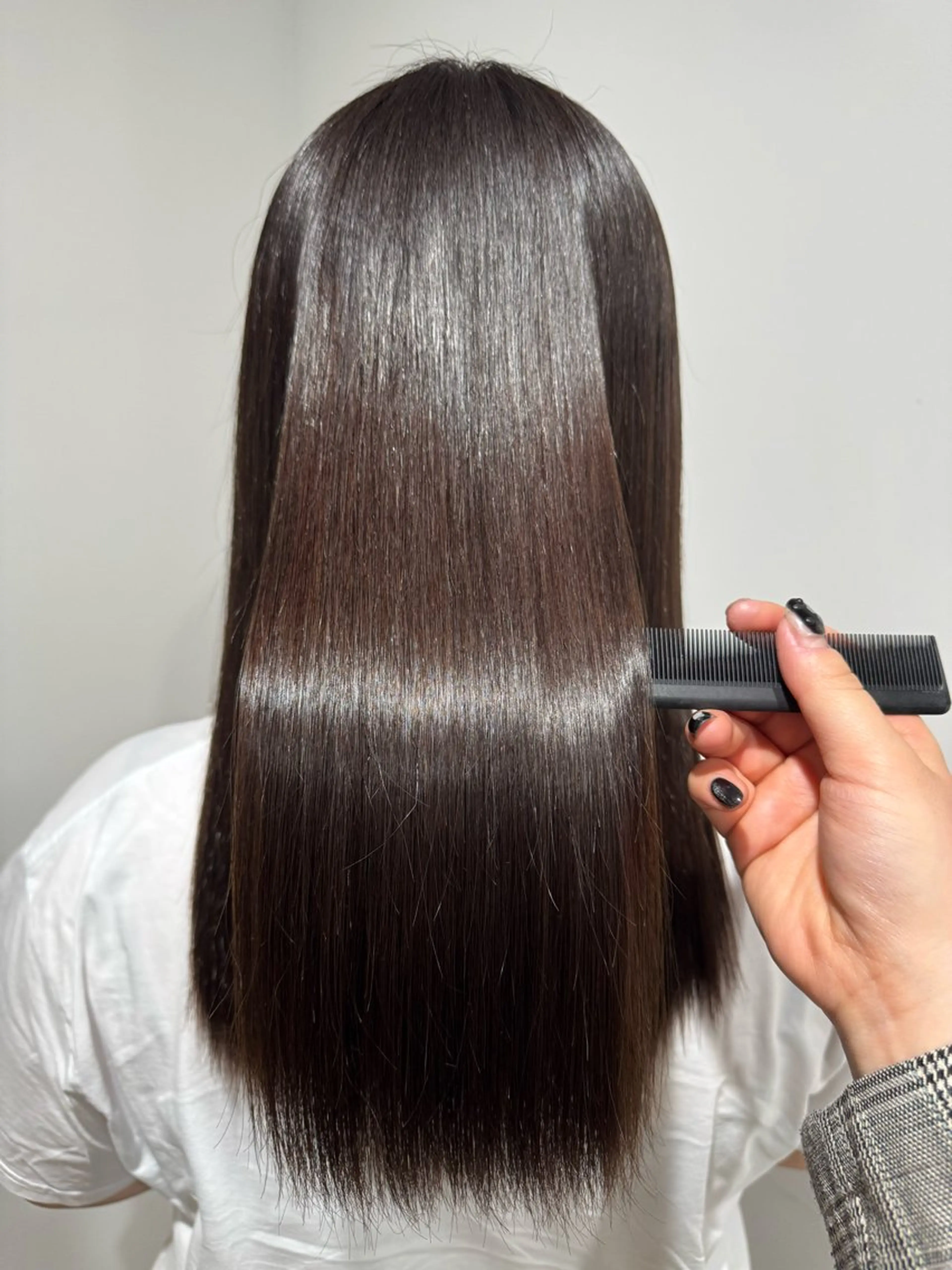 ロング カラー ブリーチ 韓国レイヤー /艶カラー/ᴿᴵᴺのヘアスタイル