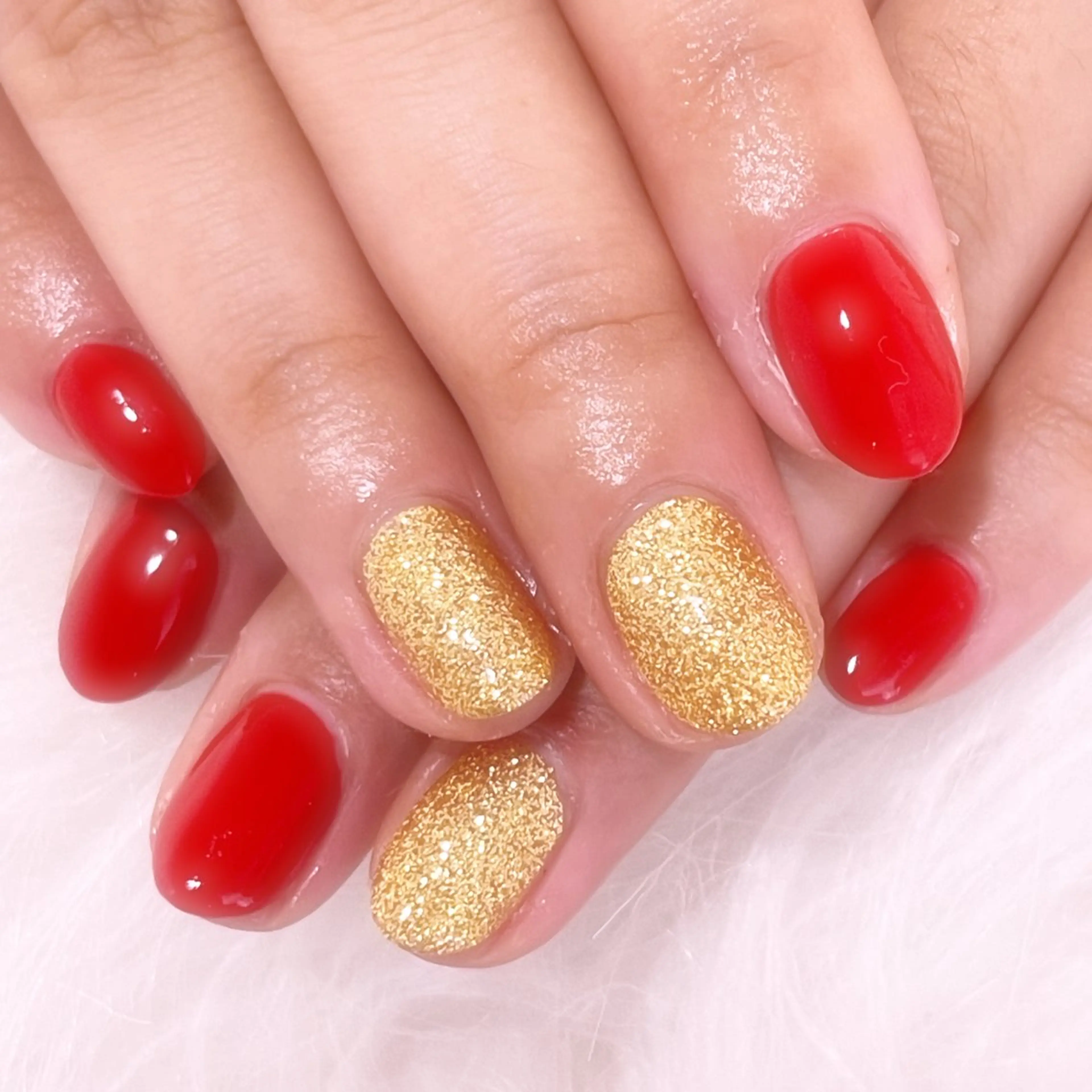 ネイル 長さ出し フットネイル ジェルネイル マグネットネイル ハンドネイル 梅島のネイル屋さん所属・梅島の ネイル屋さんのネイルデザイン