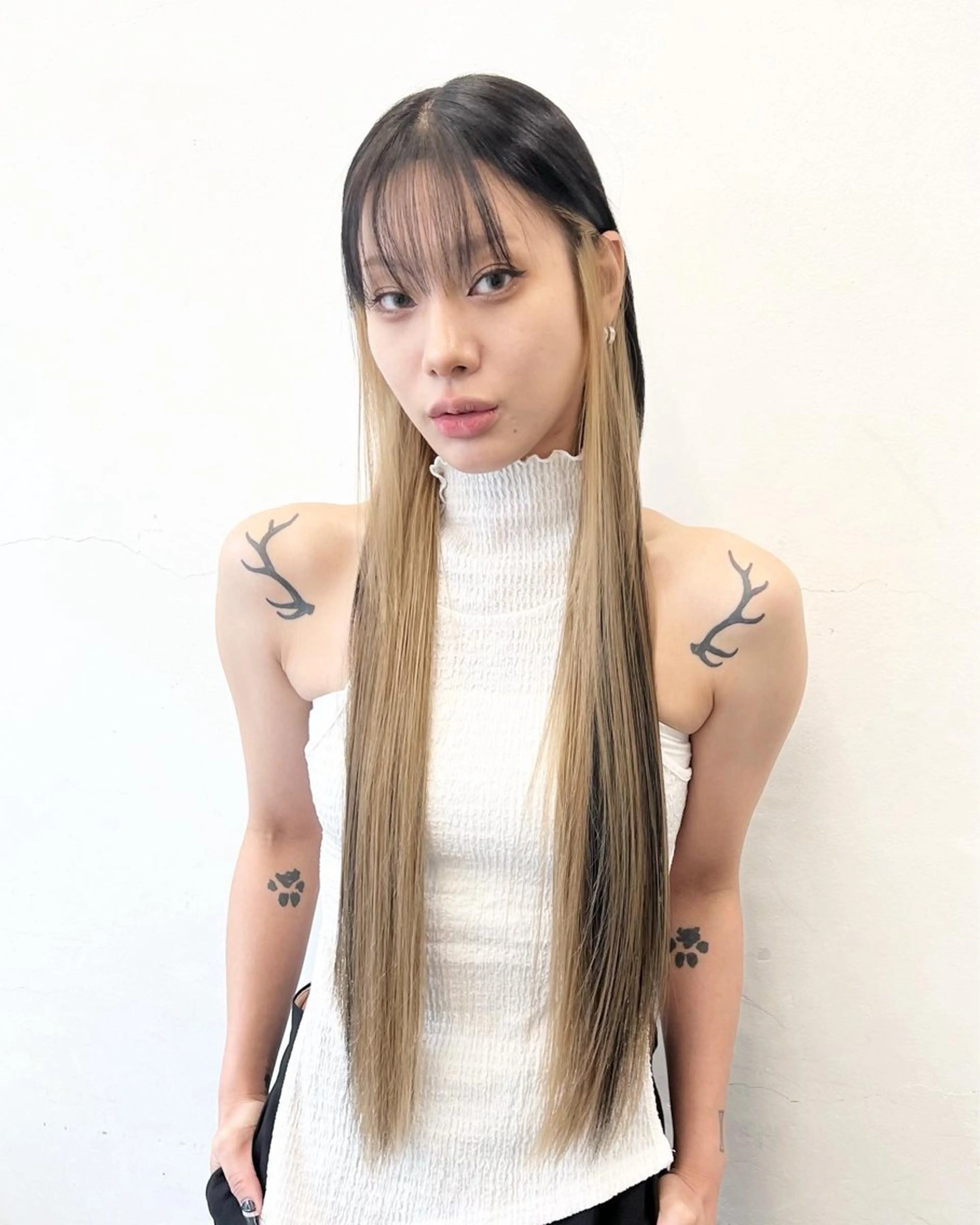 セミロング カラー HARU//原宿🤍 リピート率NO.1のヘアスタイル