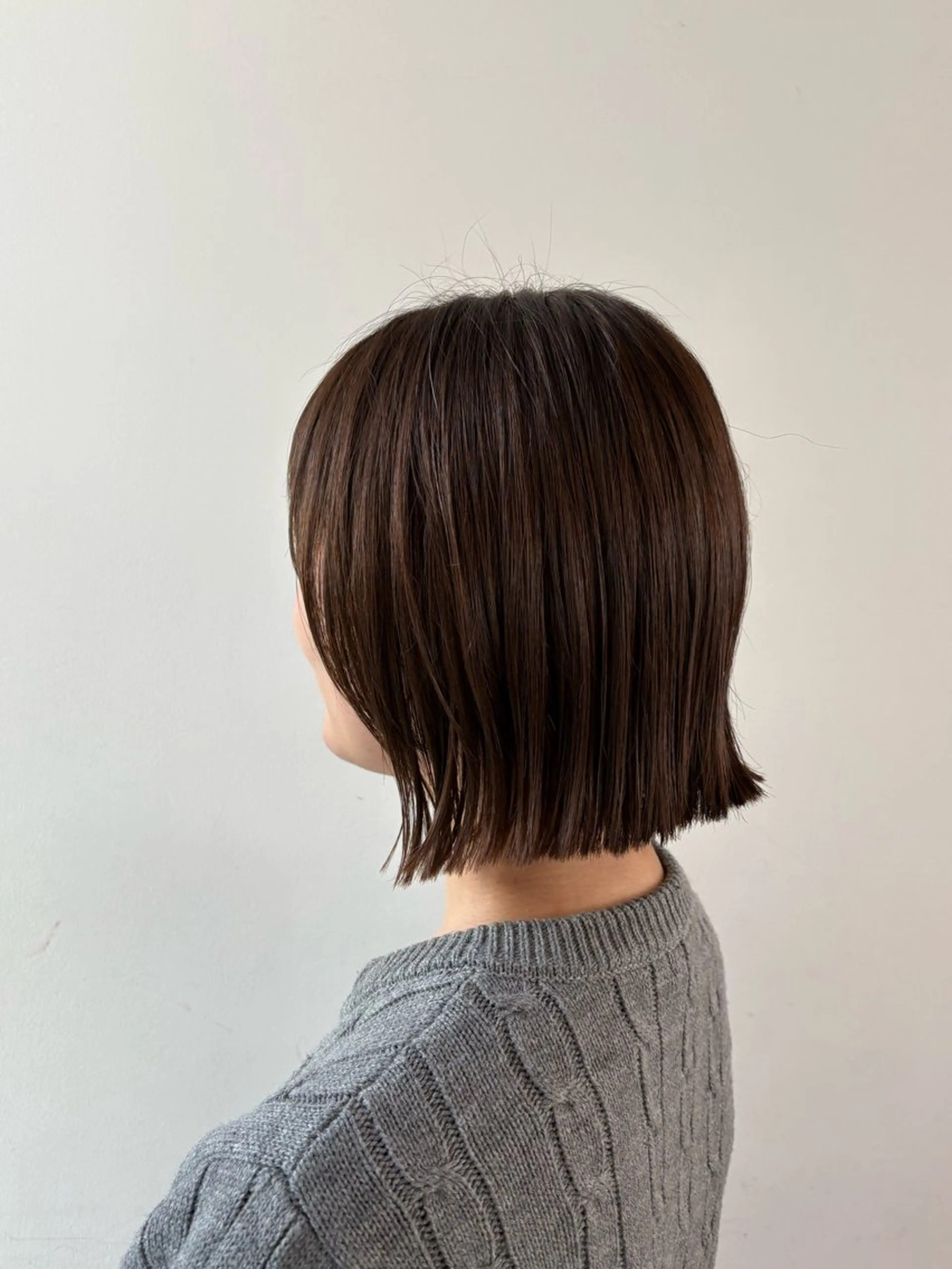 ミディアム ボブ 外ハネヘア カット ヘアカラー トリートメント ORe'S HAIR BE GLaD所属・ORe'S HAIR BE GLaDユウナのヘアスタイル