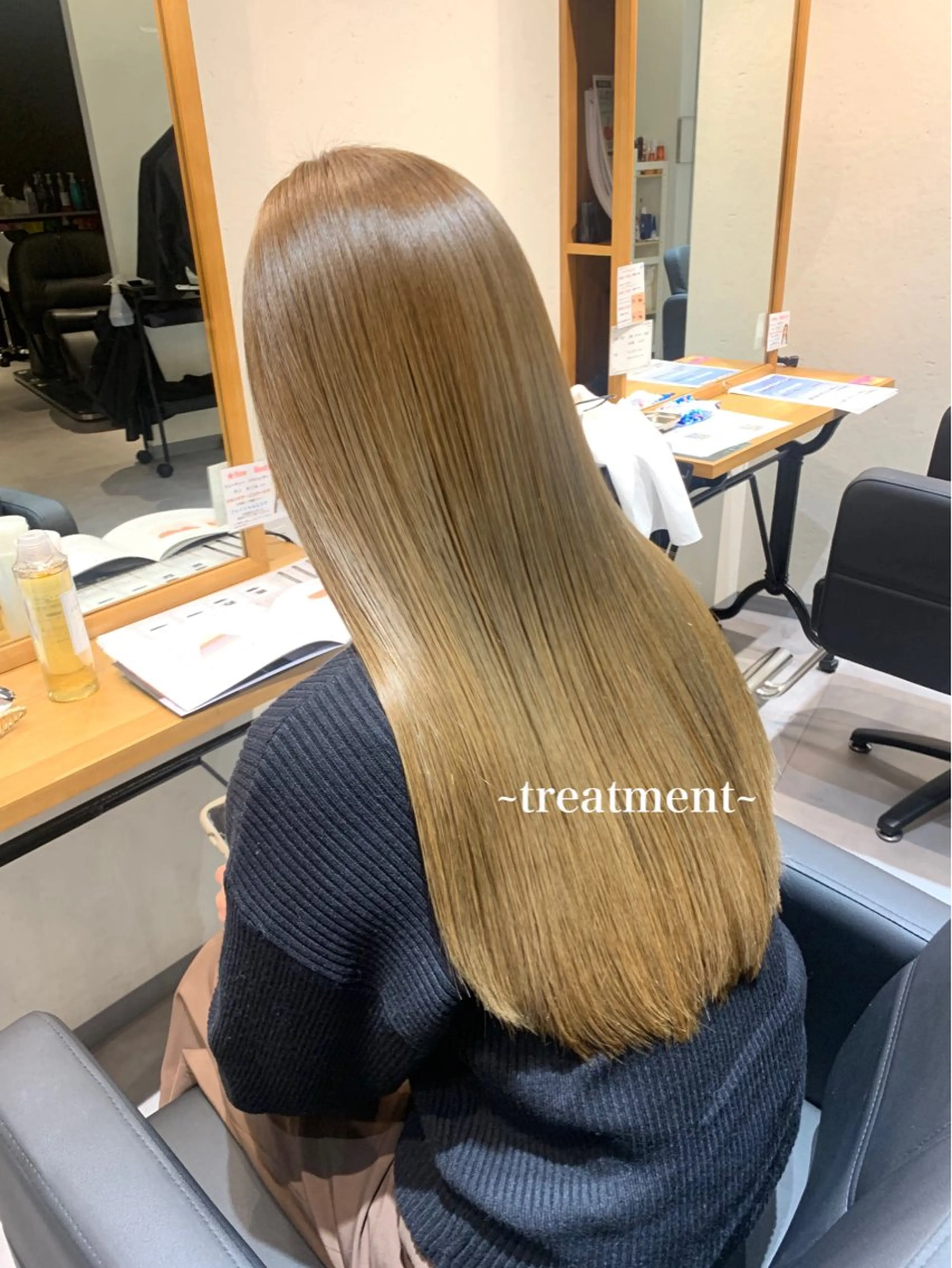 ロング 髪質改善 トリートメント Dears 香芝店所属・関 優希のヘアスタイル