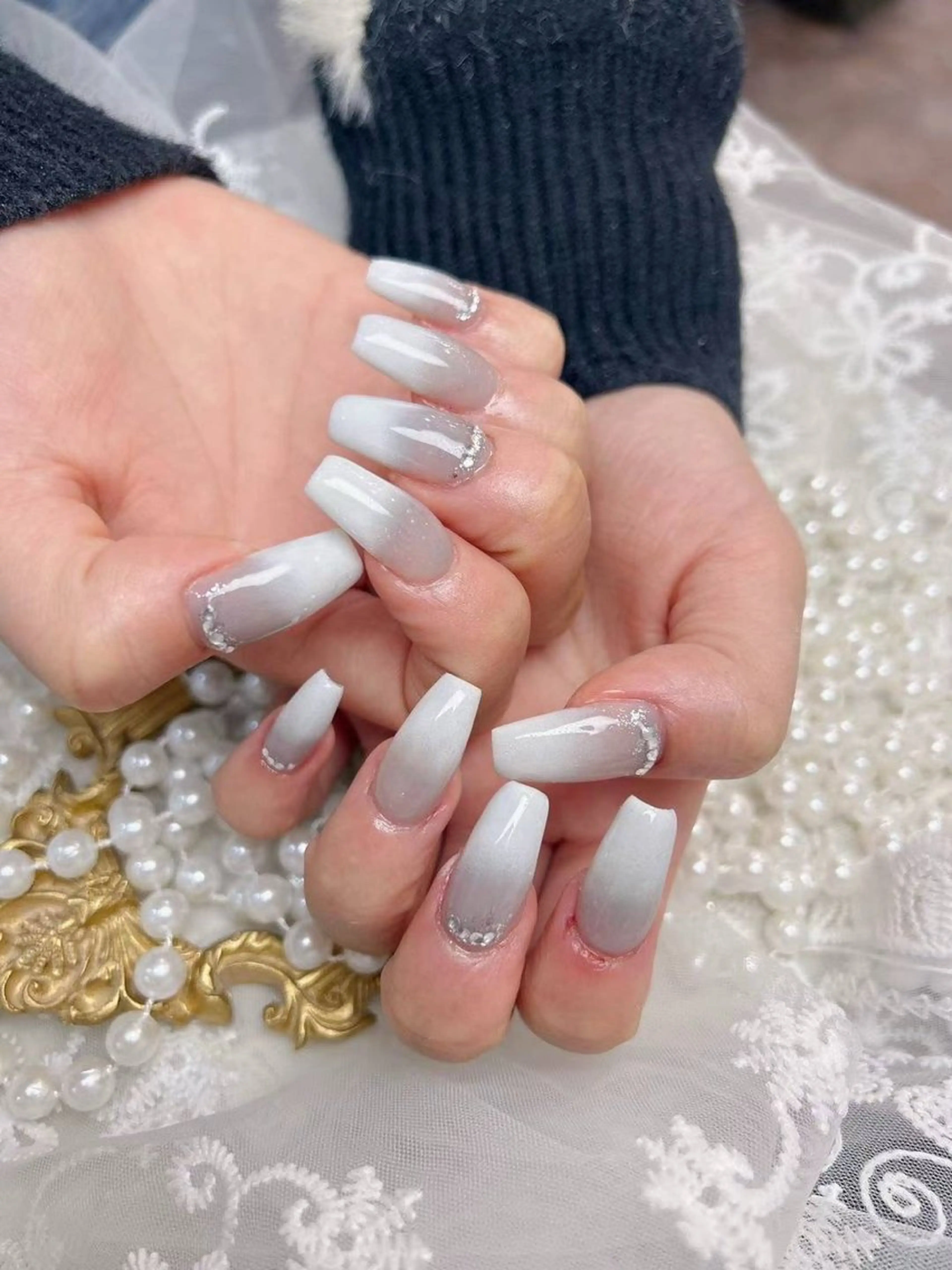 ネイル アートネイル フラワーネイル フットネイル ジェルネイル キラキラネイル Babarla nailのネイルデザイン