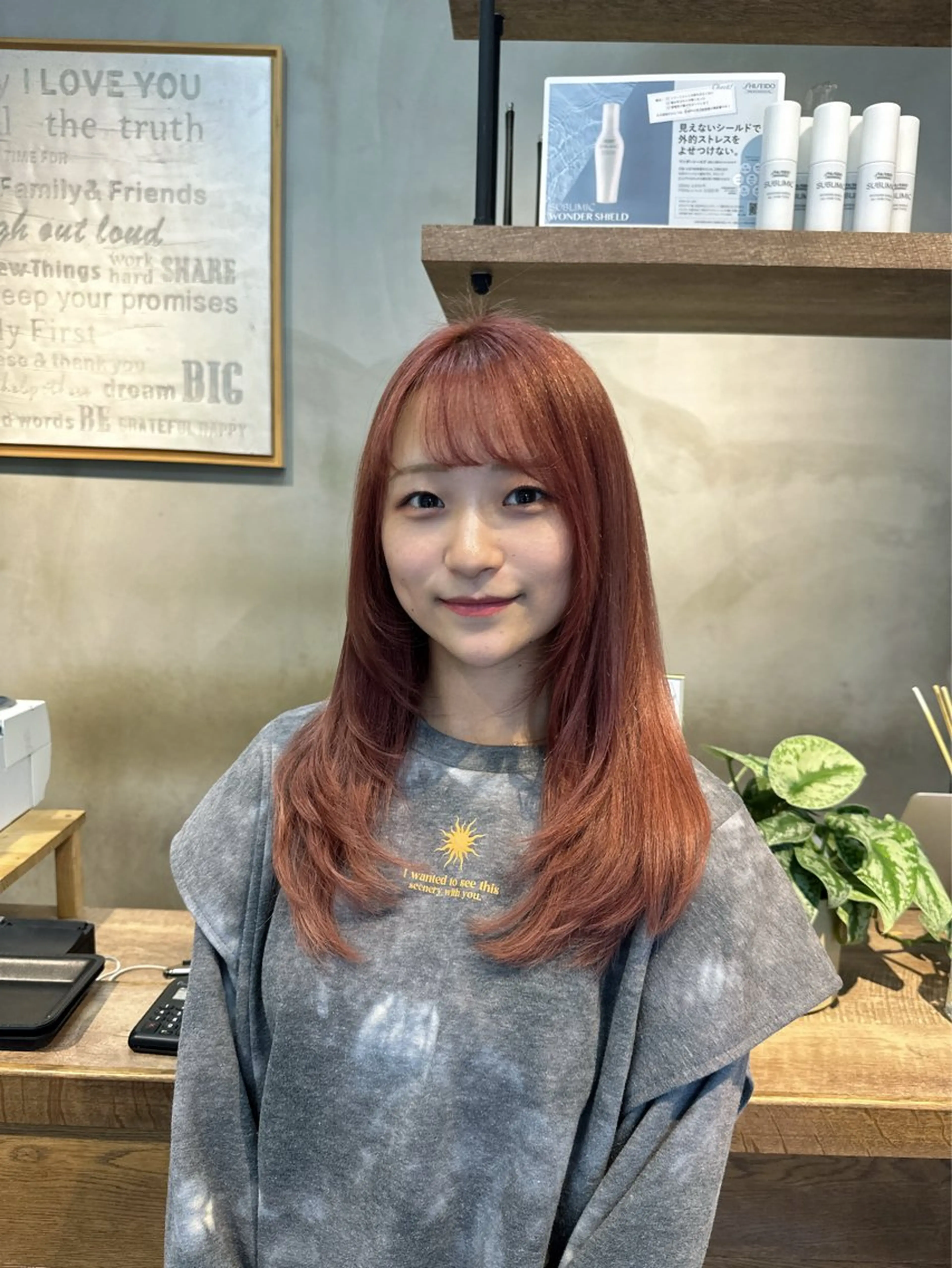 セミロング カラー パーマ ヘアアレンジ メンズ キッズ メンズウルフカット 顔まわりレイヤー 顔周りカット 髪質改善 レイヤーカット 🌈髪質改善TR 艶カラーユウダイ🌈のヘアスタイル