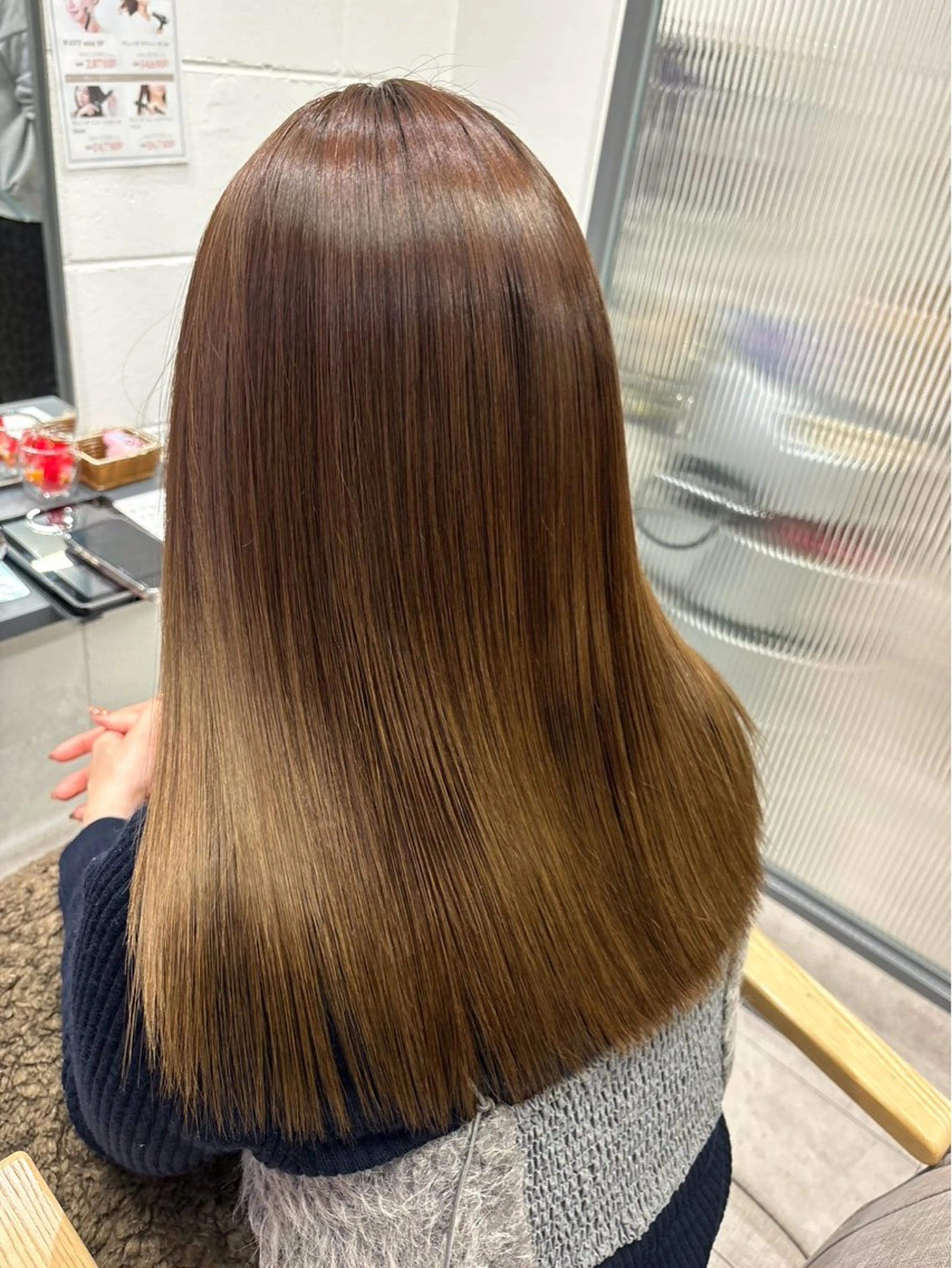 カット+髪質改善ストレートの写真