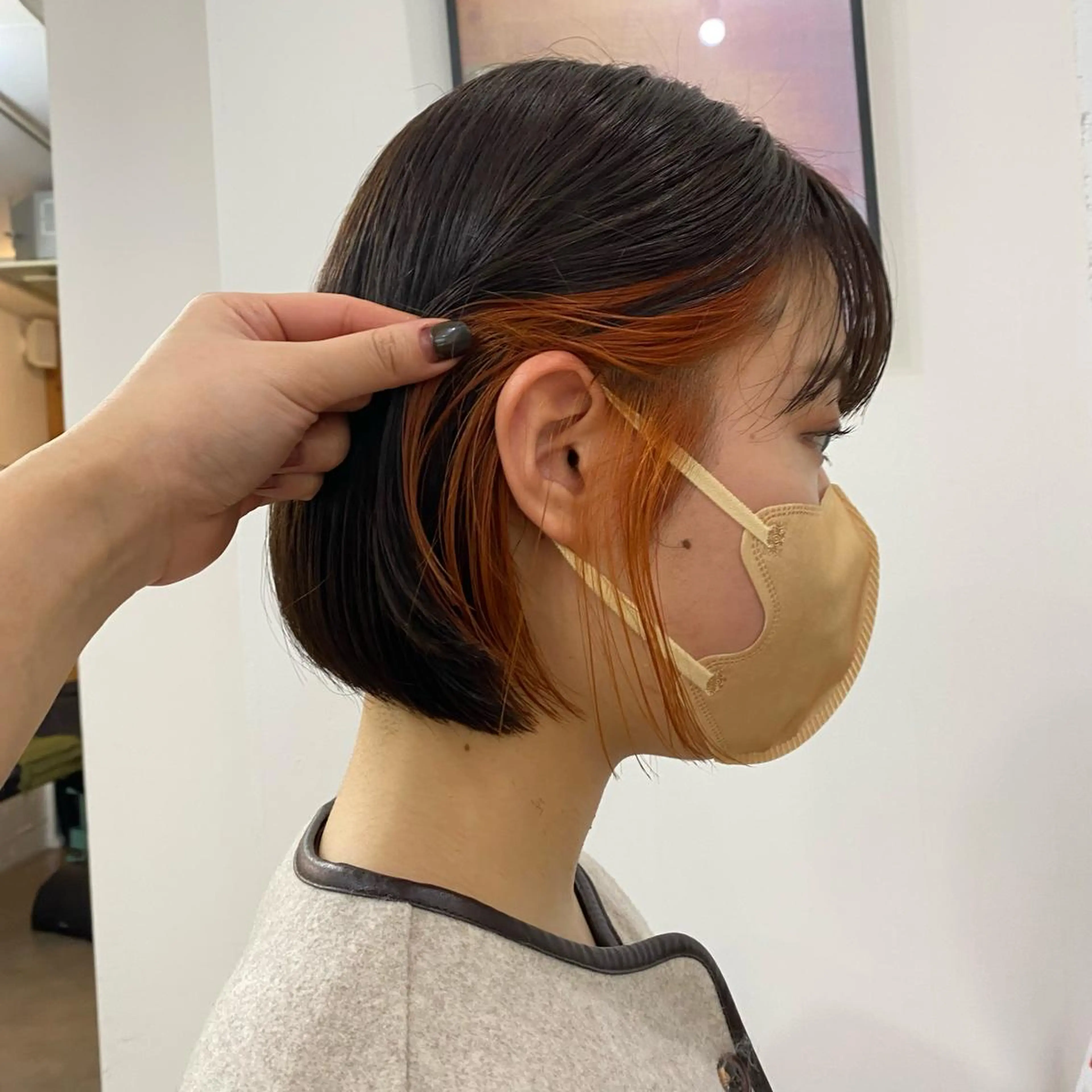 ショート カラー 🪭risa 暖色/レイヤー🪭のヘアスタイル