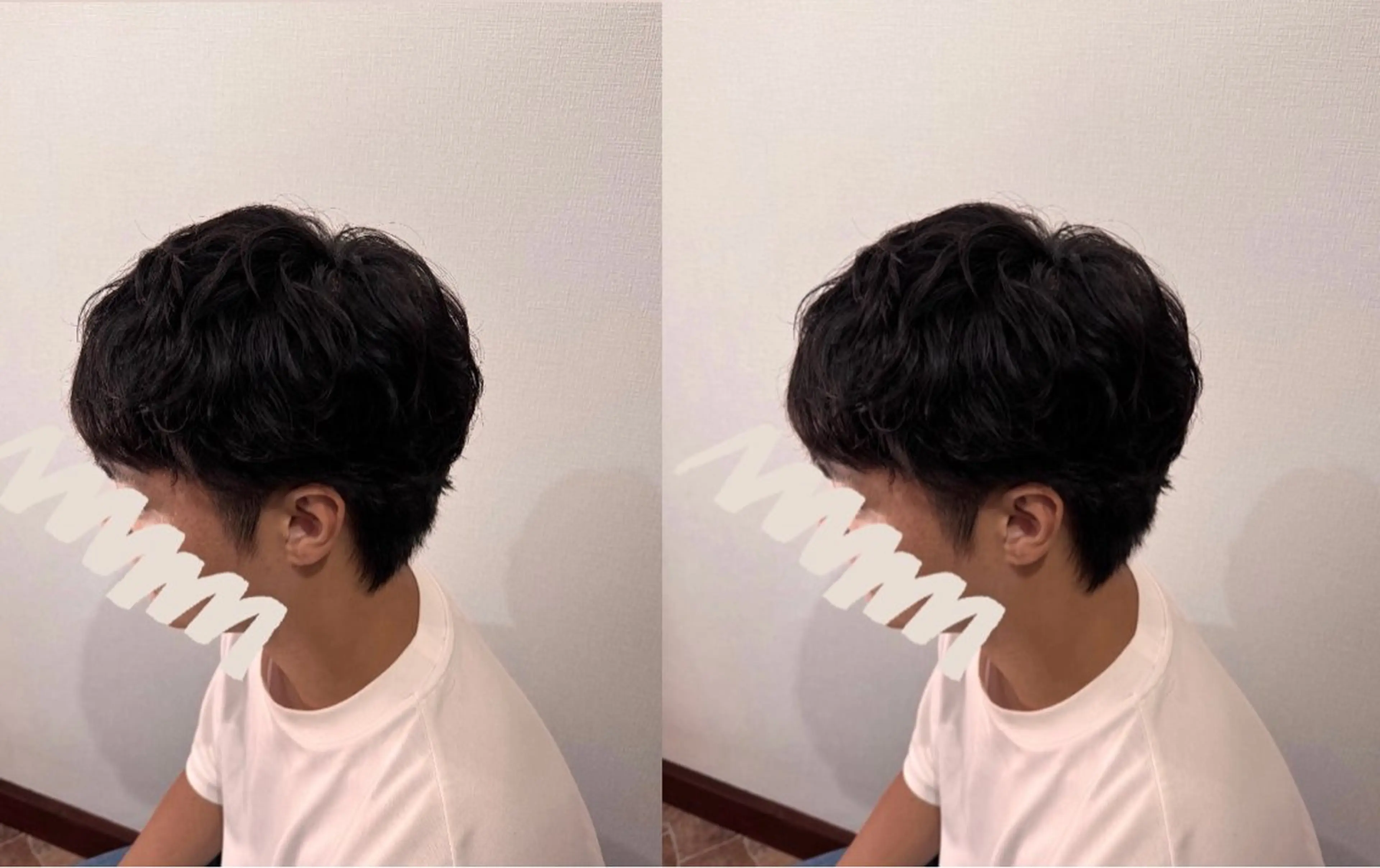 パーマ メンズ カット パーマ AMANO カットモデル募集中のヘアスタイル