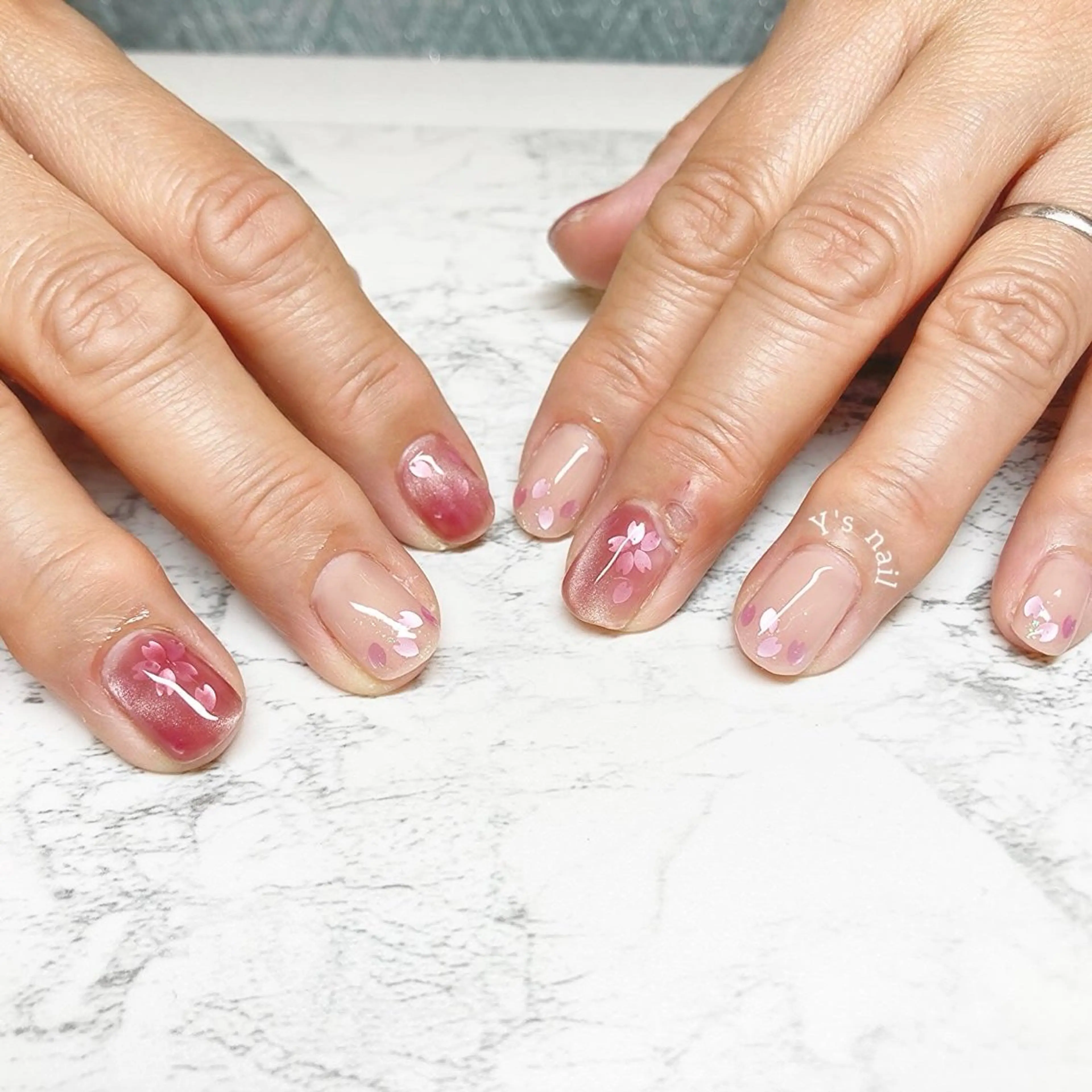 ネイル ハンドネイル 手書きが得意🖌️ Y’s  nailのネイルデザイン