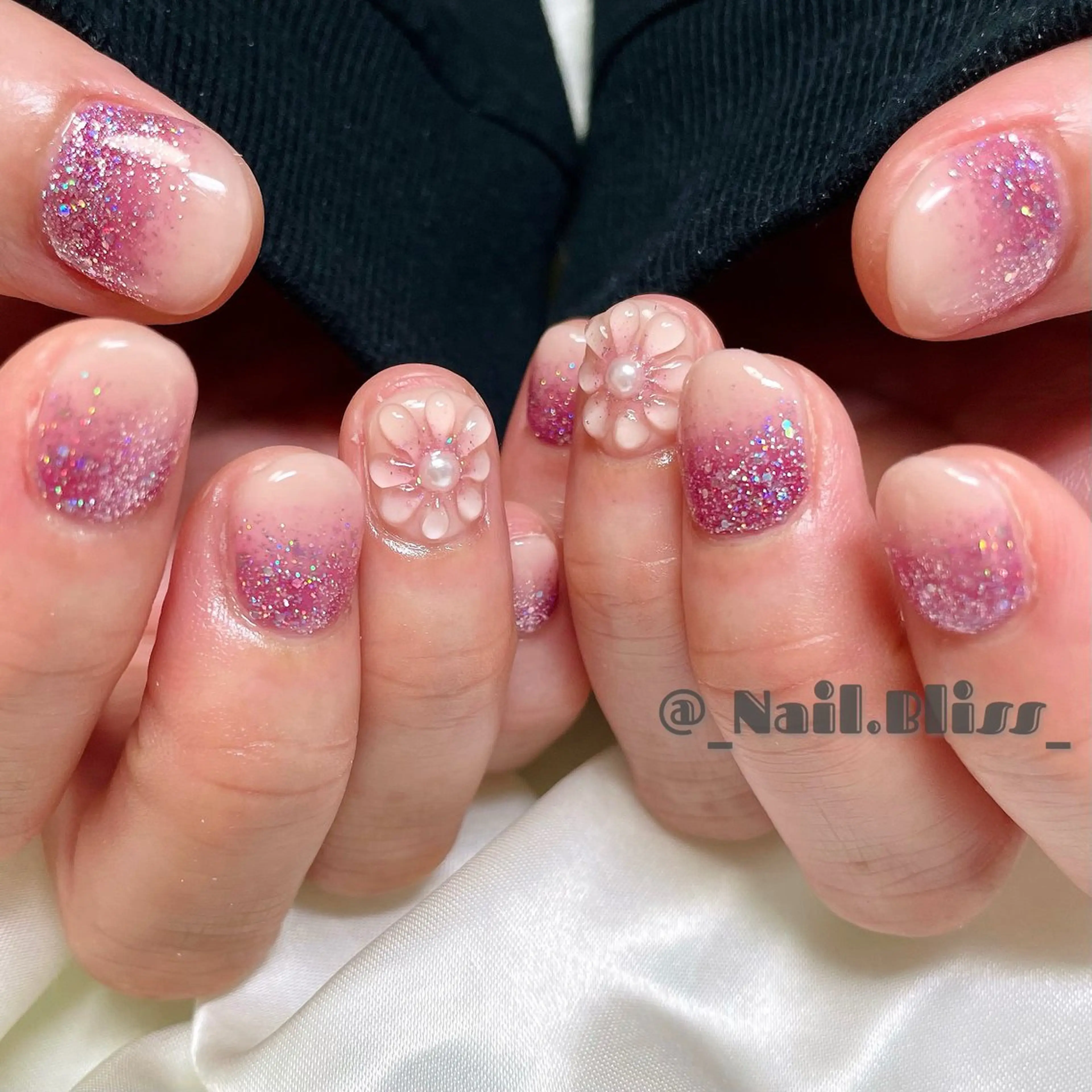 ネイル 持ち込み ぷっくりネイル ハンドネイル NAIL BLISSのネイルデザイン