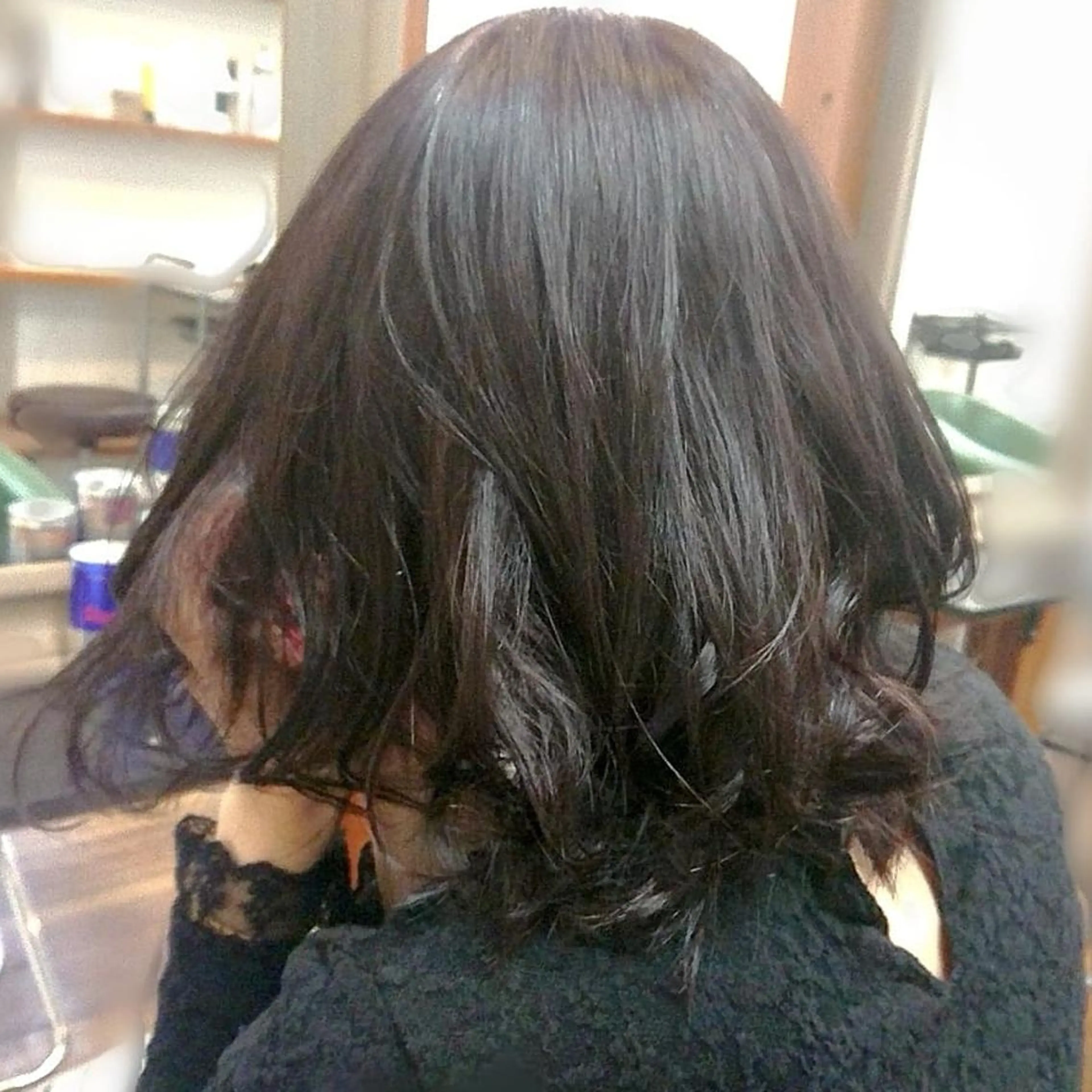 ミディアム カット ヘアカラー トリートメント 渡辺 康行のヘアスタイル