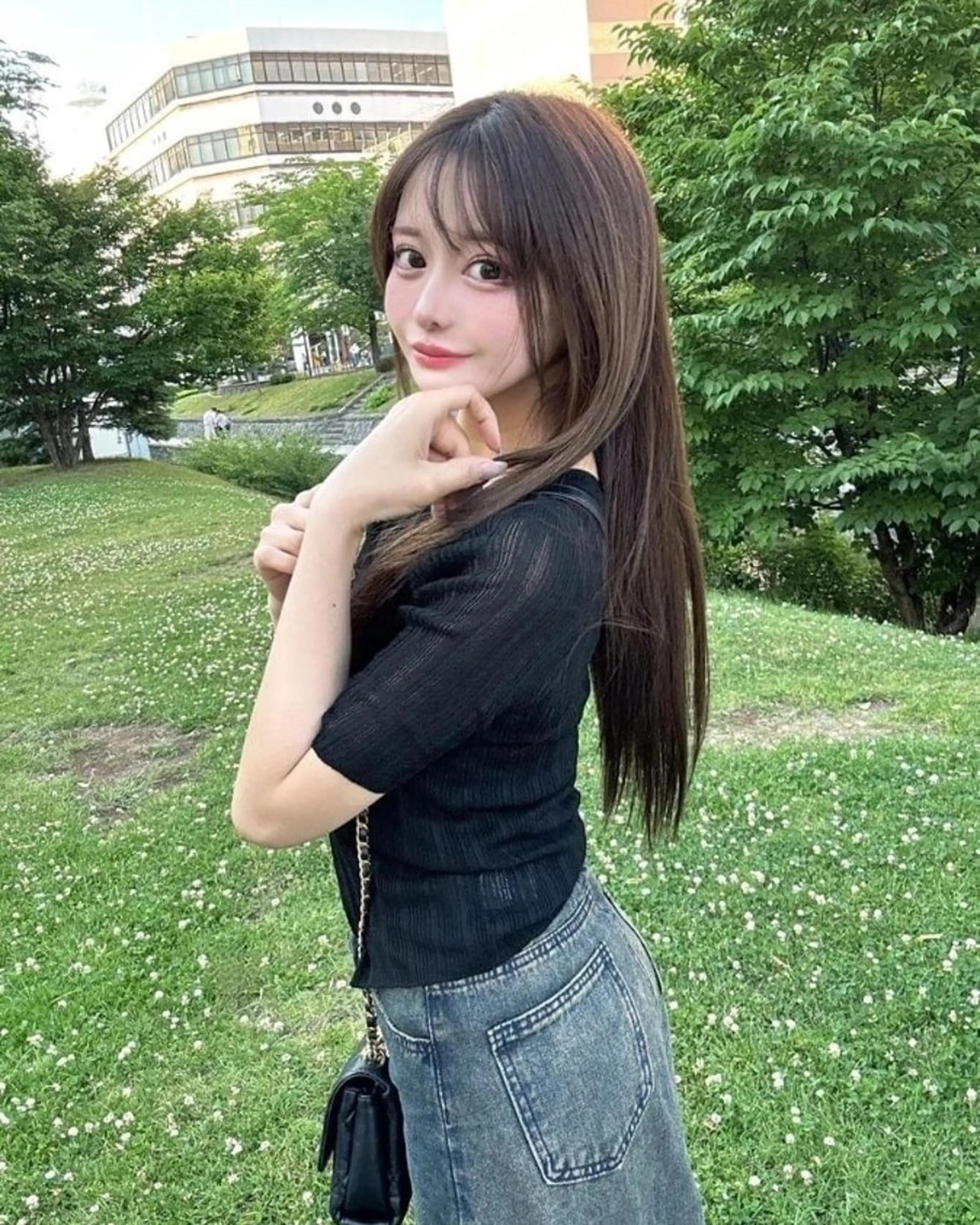 ロング カラー ✨METEO導入店✨ 髪質改善×縮毛矯正のヘアスタイル