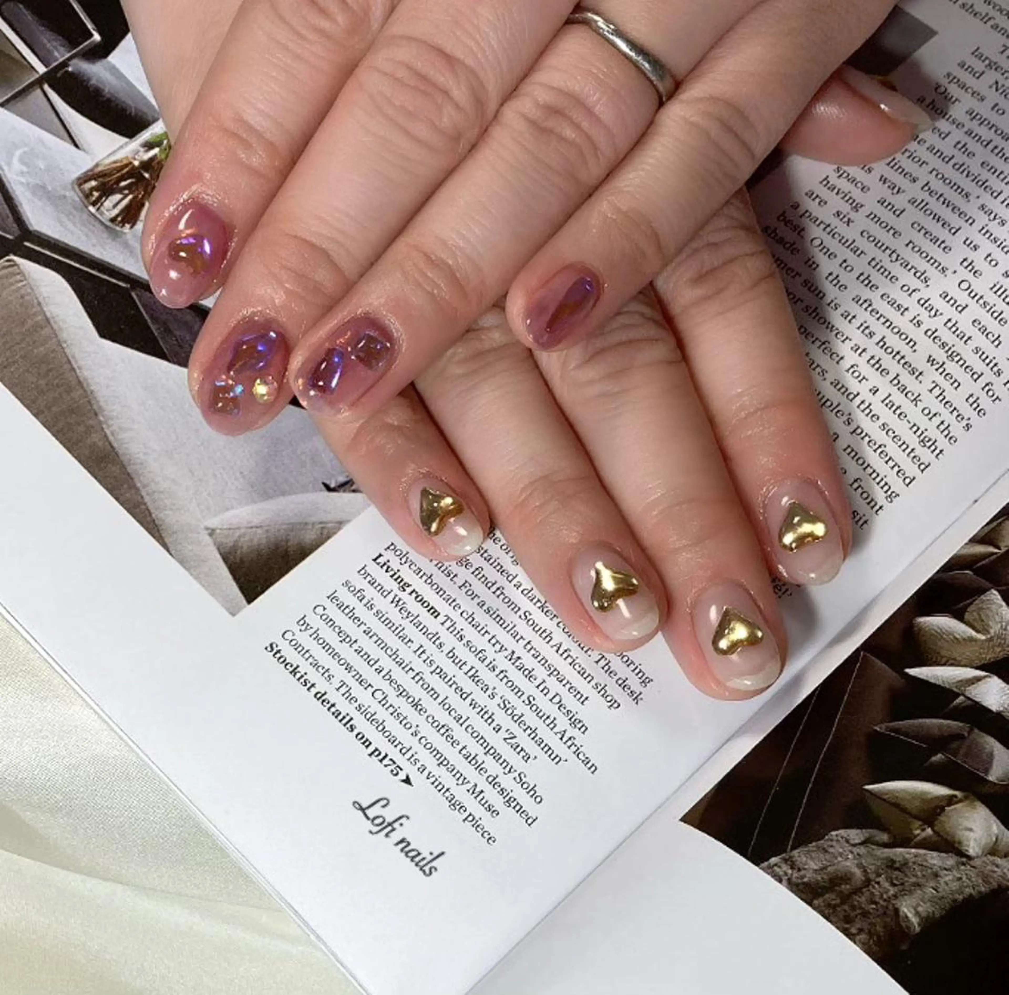 ショート ネイル Lofi nails ゆきこのネイルデザイン