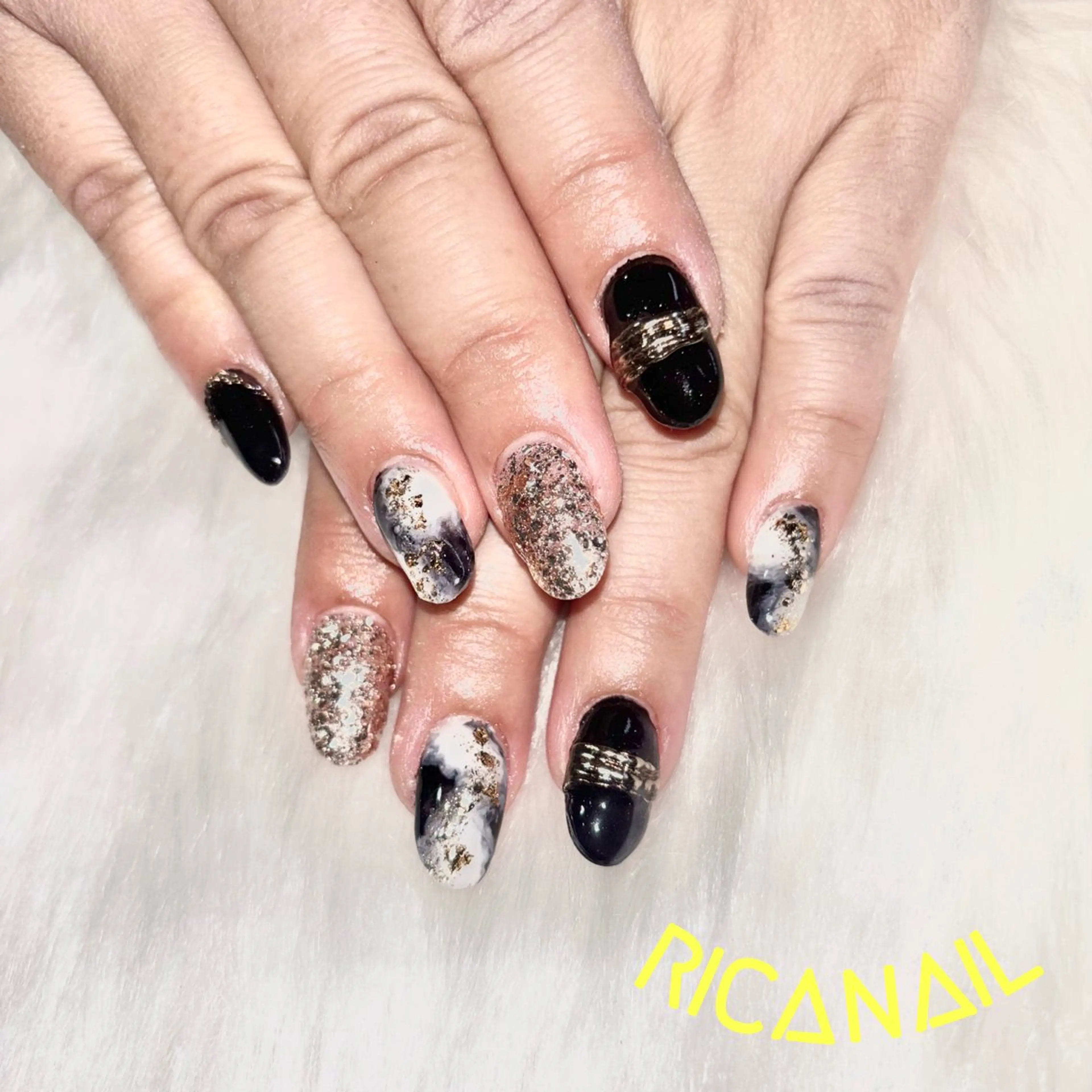 ネイル ジェルネイル スカルプネイル RicaNail 自宅サロンのネイルデザイン