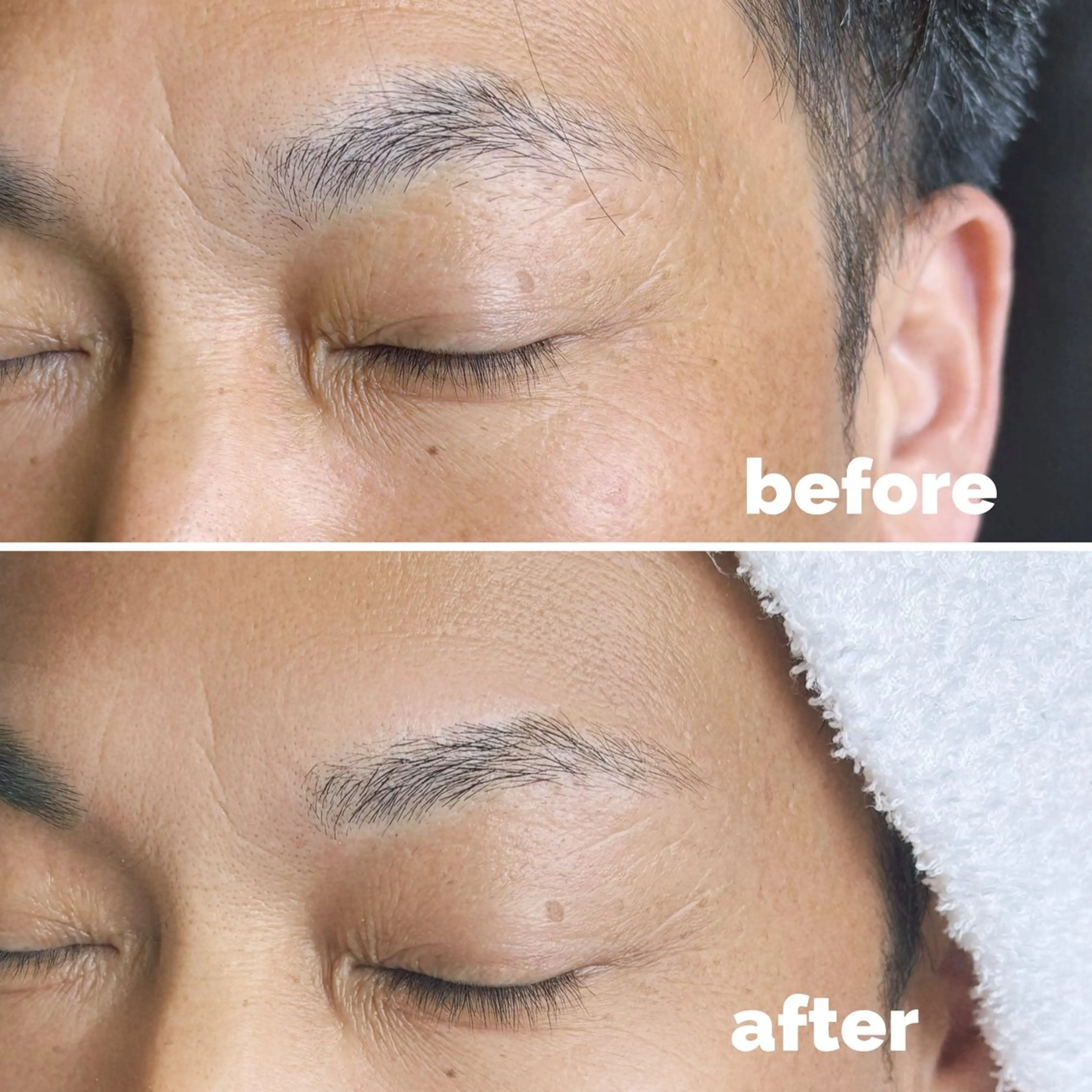 メンズ アイブロウ ハリウッドブロウリフト メンズアイブロウ 眉毛ワックス脱毛 LAND🫧🎀 Ayakaの眉毛・アイブロウイメージ