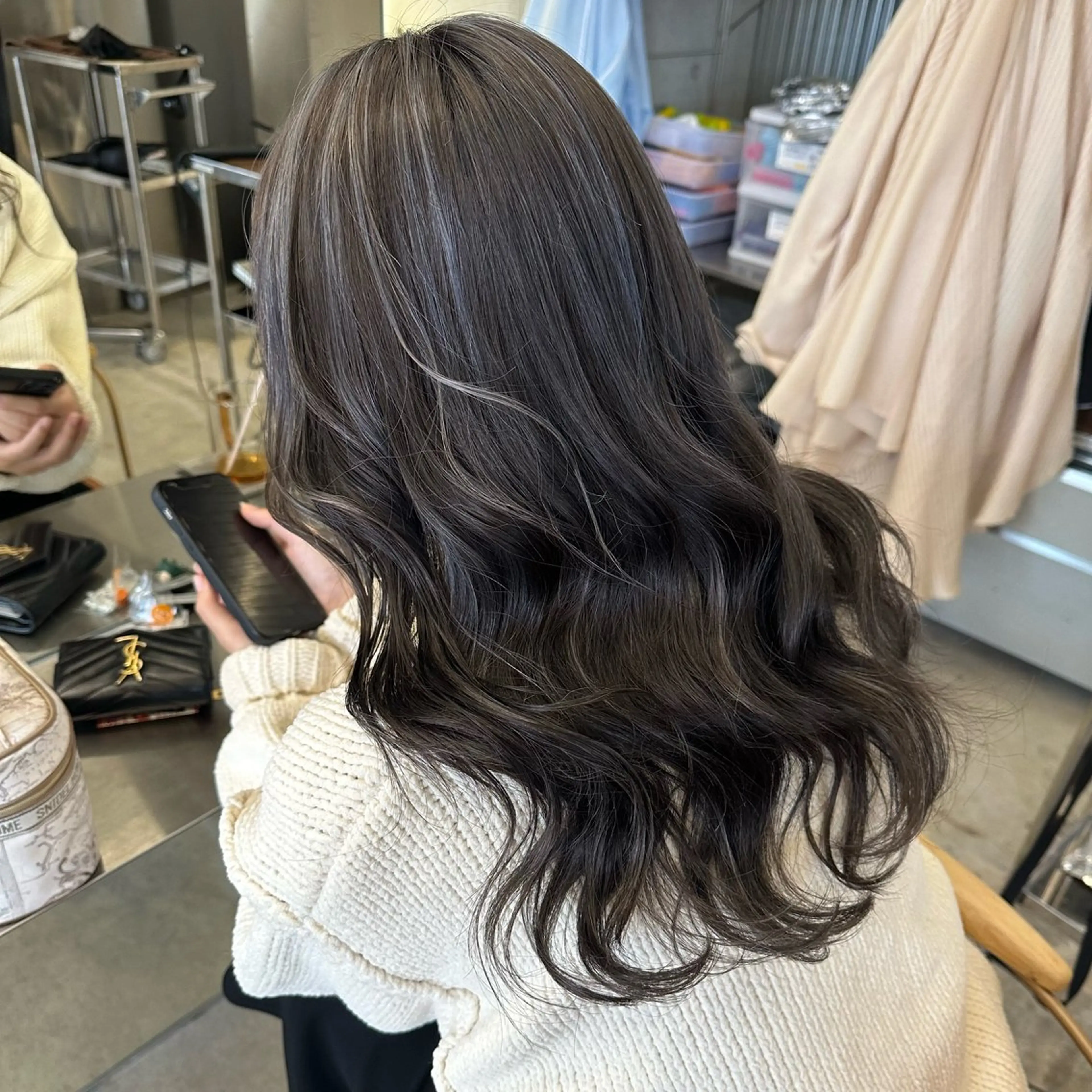 セミロング ヘアカラー YUIMARL➰💖 NATSUKIのヘアスタイル