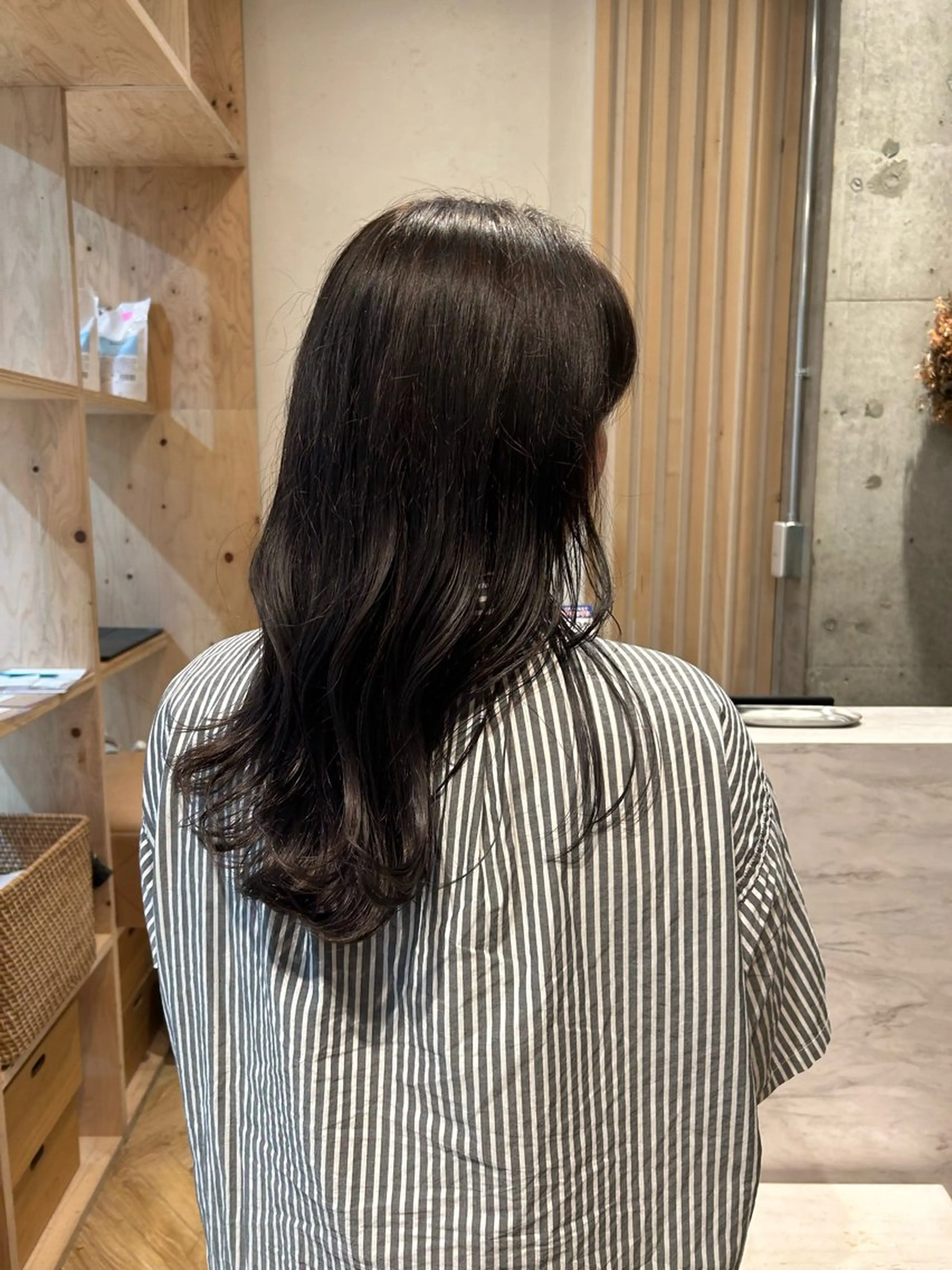 ロング ヘアカラー トリートメント 似合わせ/透明感 /レイヤー/りほ🤍のヘアスタイル