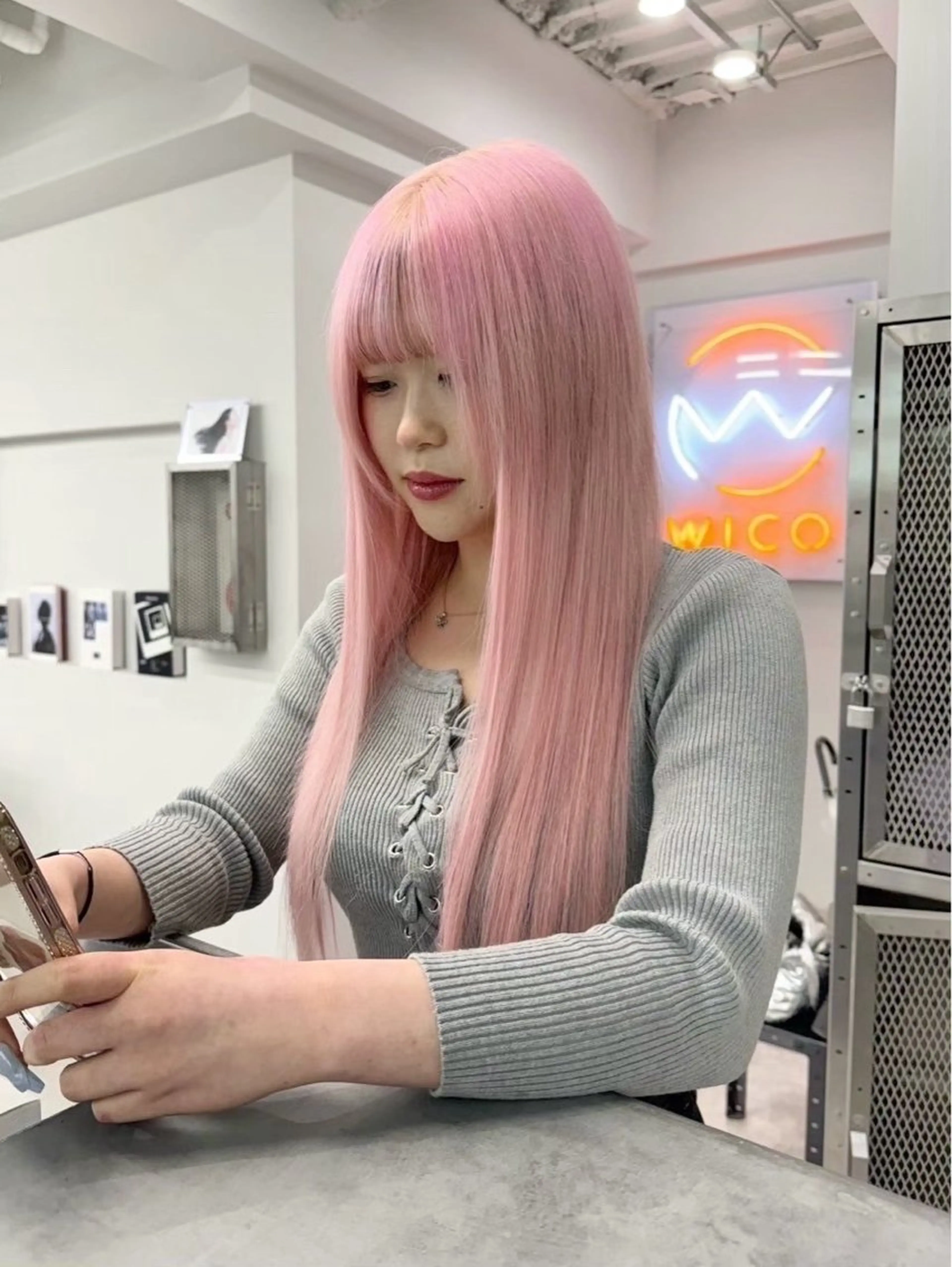 ダブルカラー💎（ケアブリーチ＋カラー）の写真