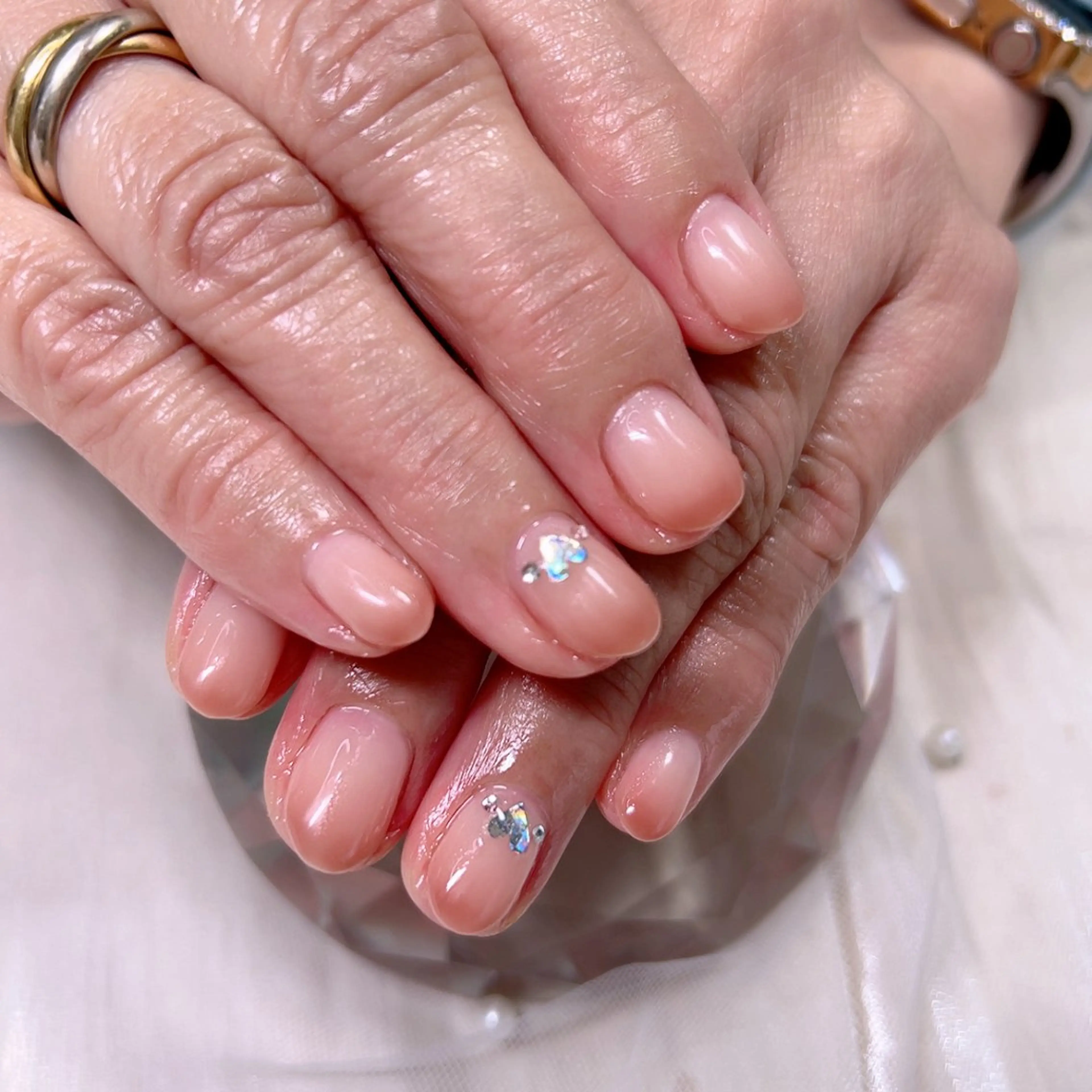 ネイル オフィスネイル ワンカラーネイル シンプルネイル Cute Tips nailのネイルデザイン