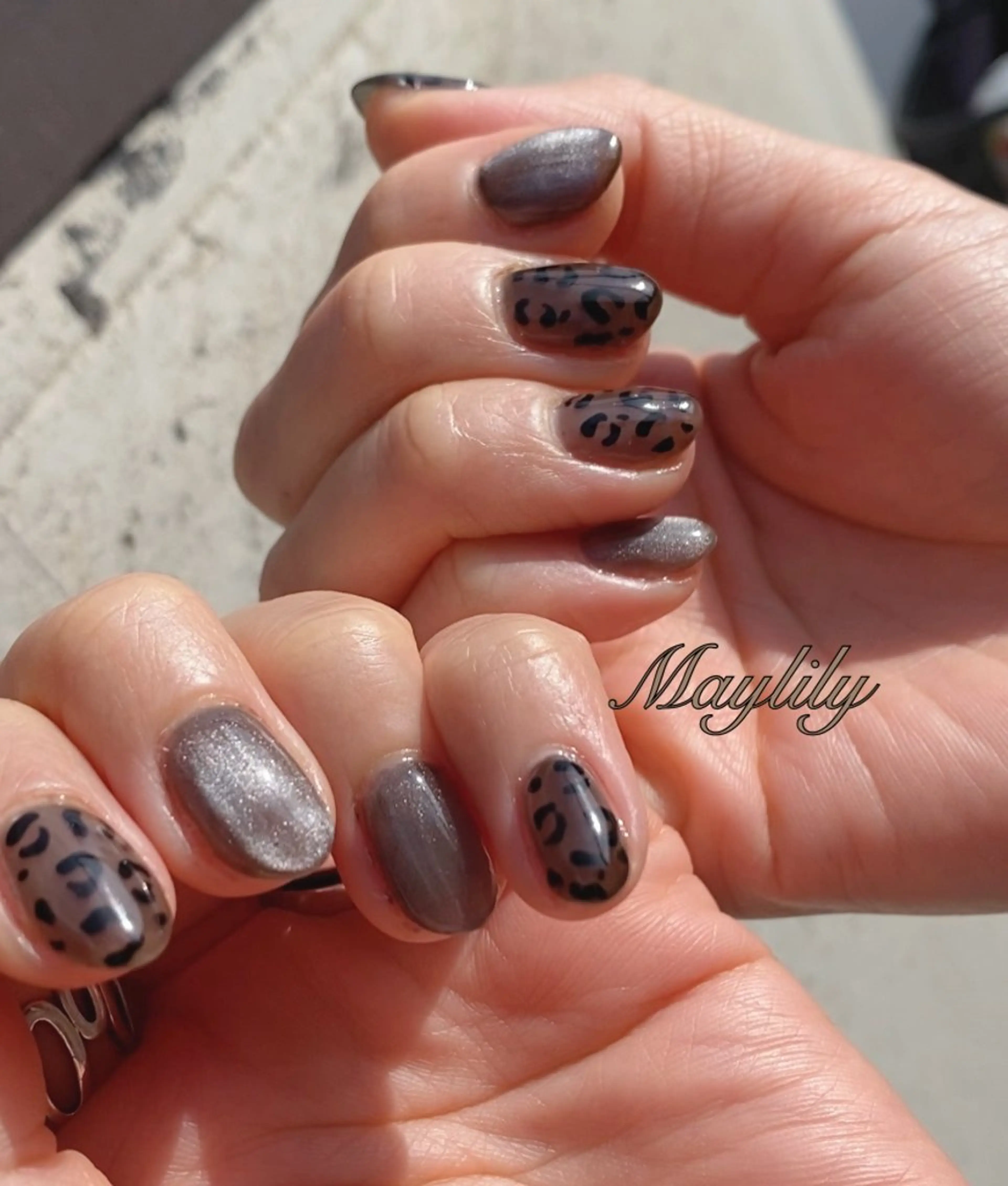 ネイル 持ち込み ハンドネイル Nail care salon Maylily所属・Nail salon Maylilyのネイルデザイン